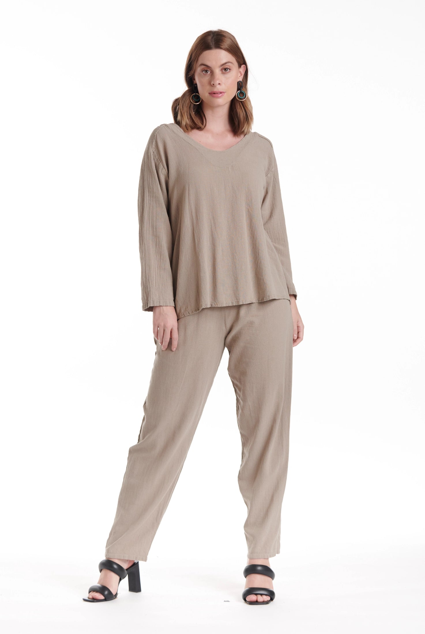 Classic Cotton Gauze Blouse-Oh My Gauze