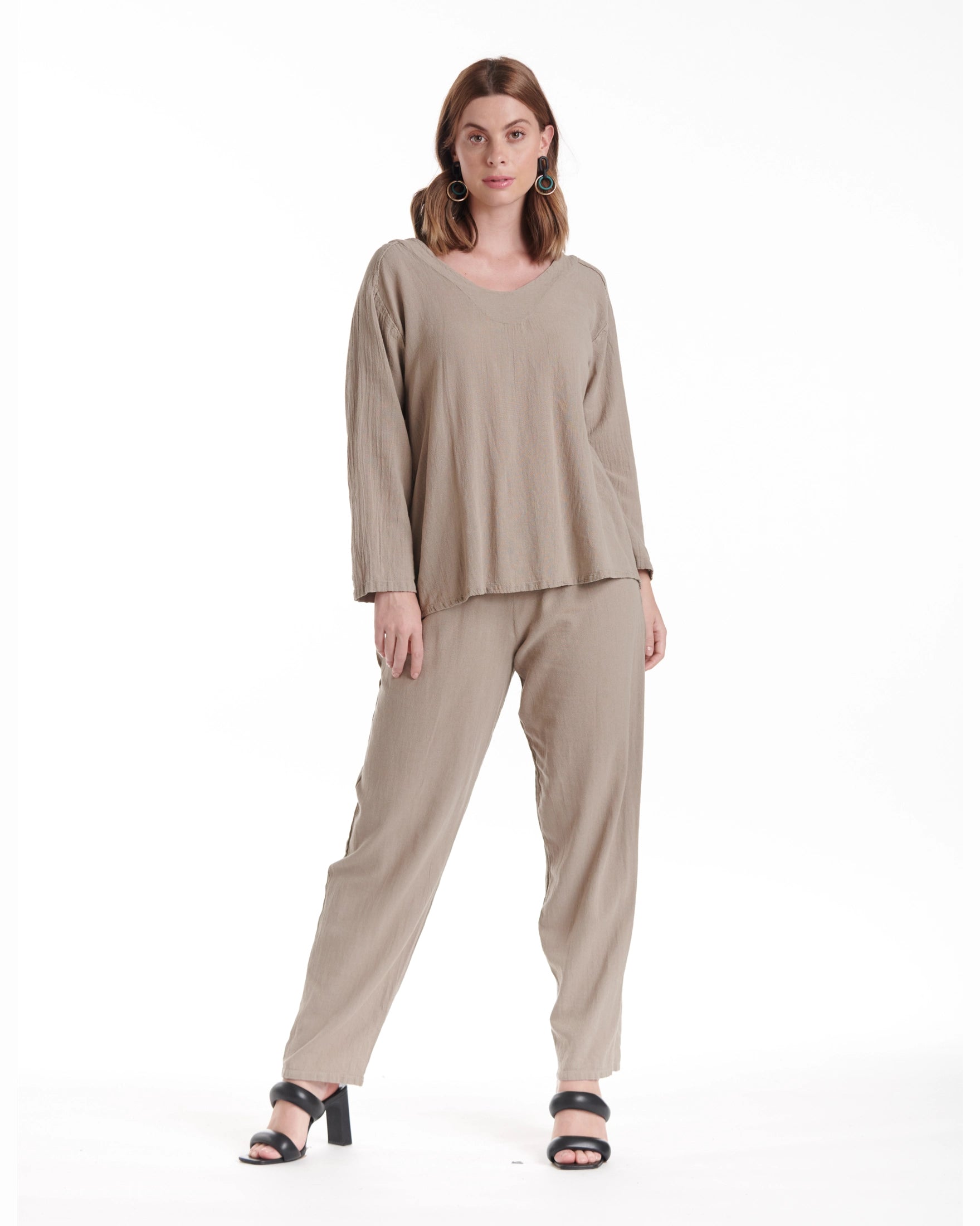 Classic Cotton Gauze Blouse-Oh My Gauze