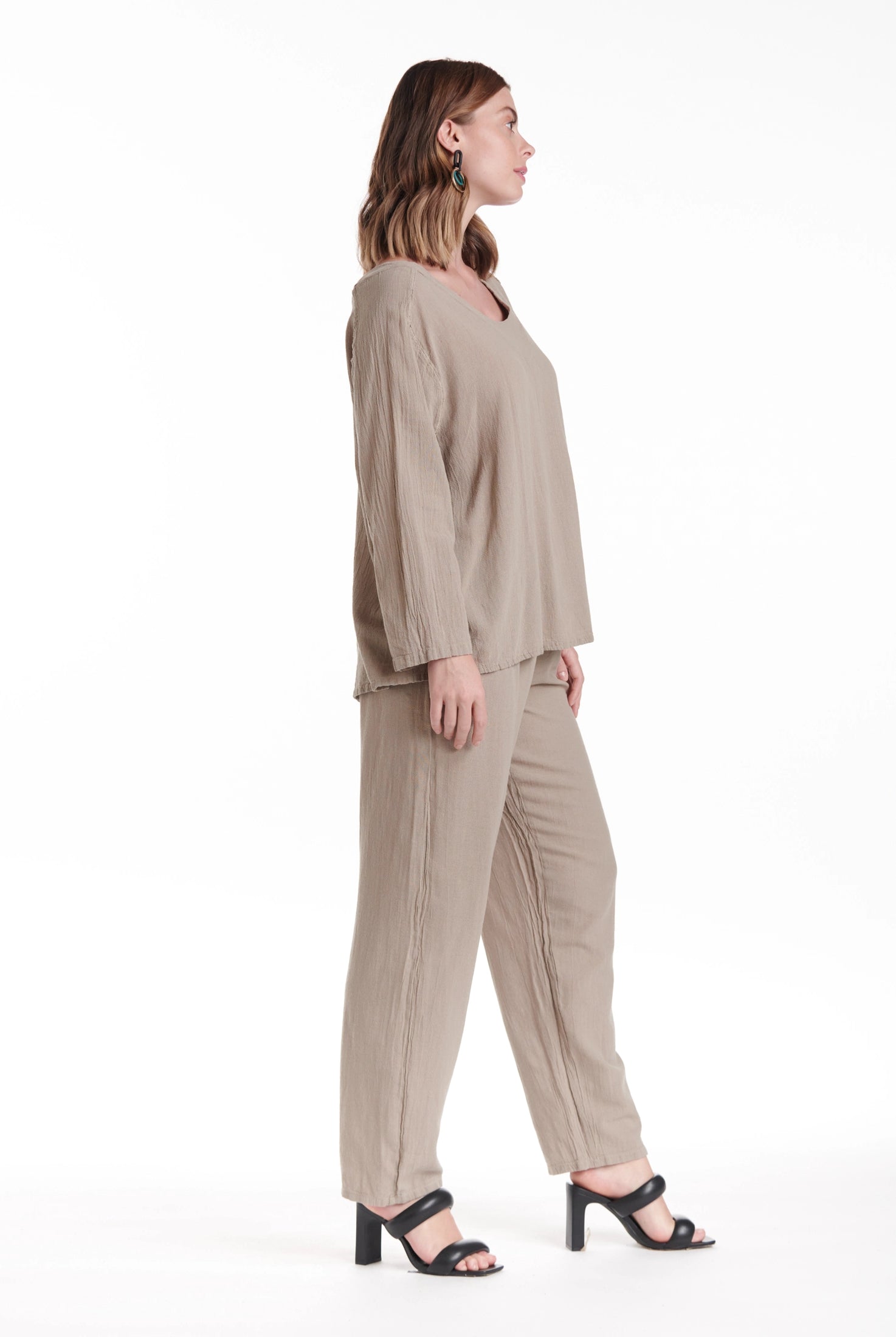 Classic Cotton Gauze Blouse-Oh My Gauze