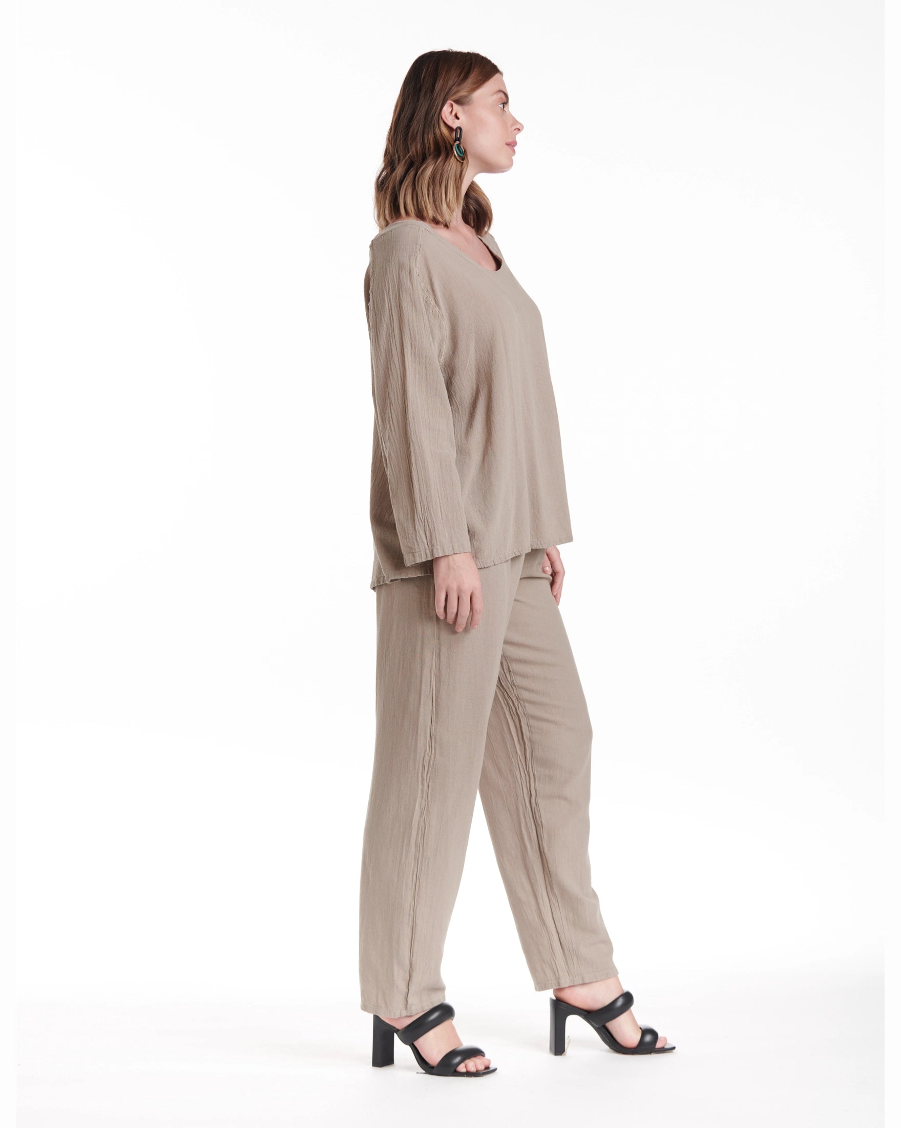 Classic Cotton Gauze Blouse-Oh My Gauze