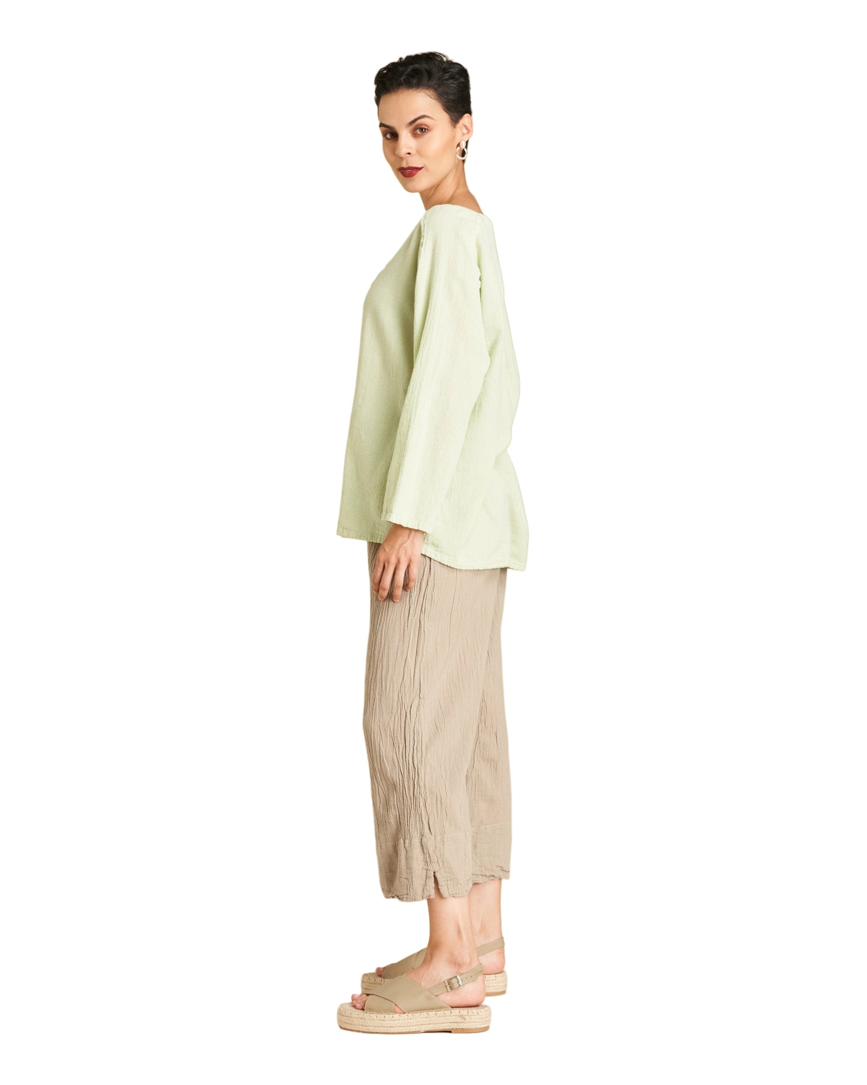 Classic Cotton Gauze Blouse-Oh My Gauze