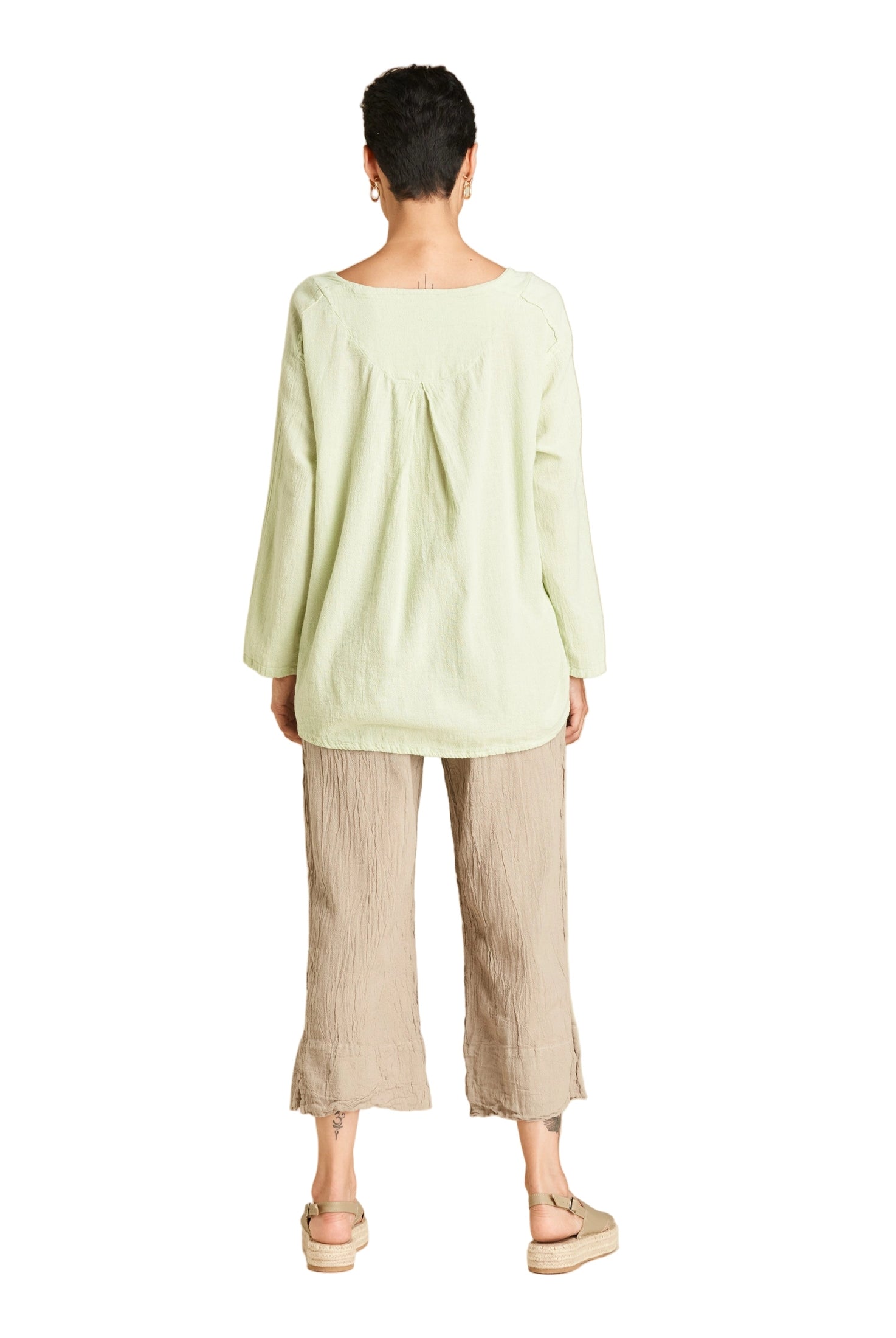 Classic Cotton Gauze Blouse-Oh My Gauze
