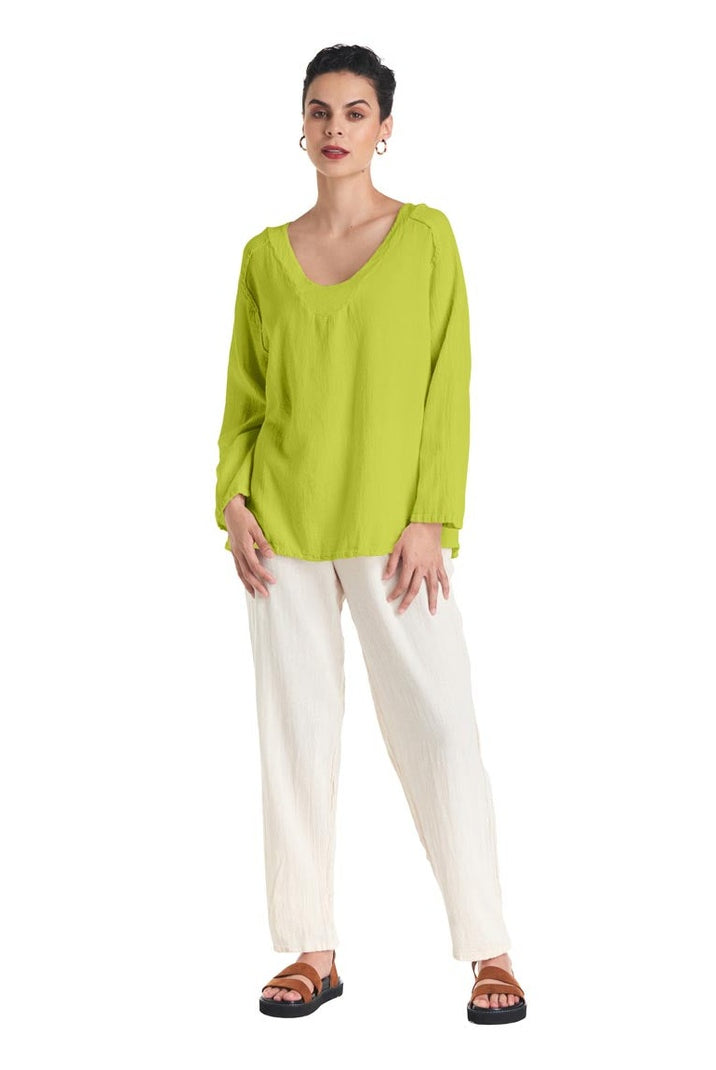 Classic Cotton Gauze Blouse-Oh My Gauze