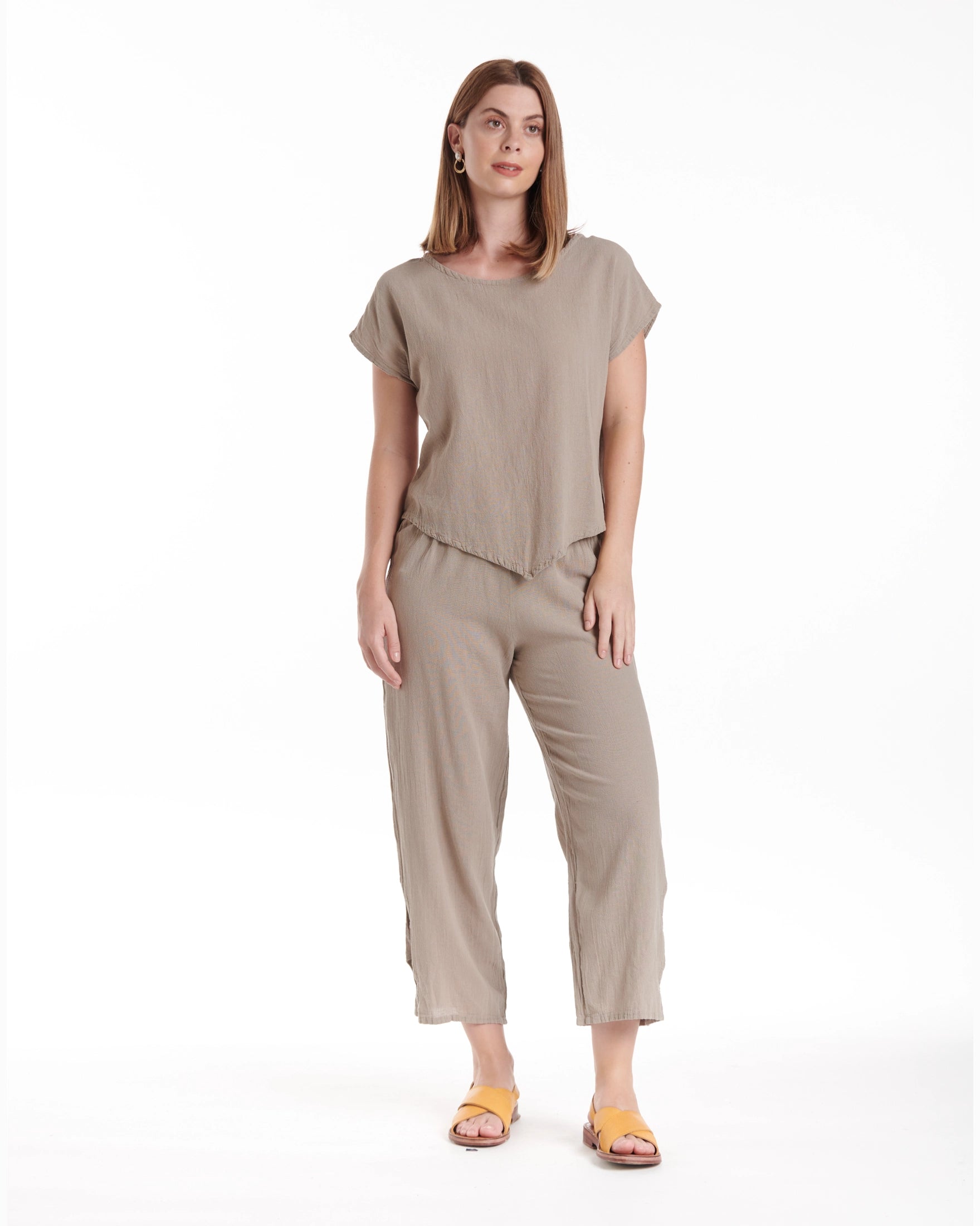 Cloud Cotton Gauze Pants-Oh My Gauze