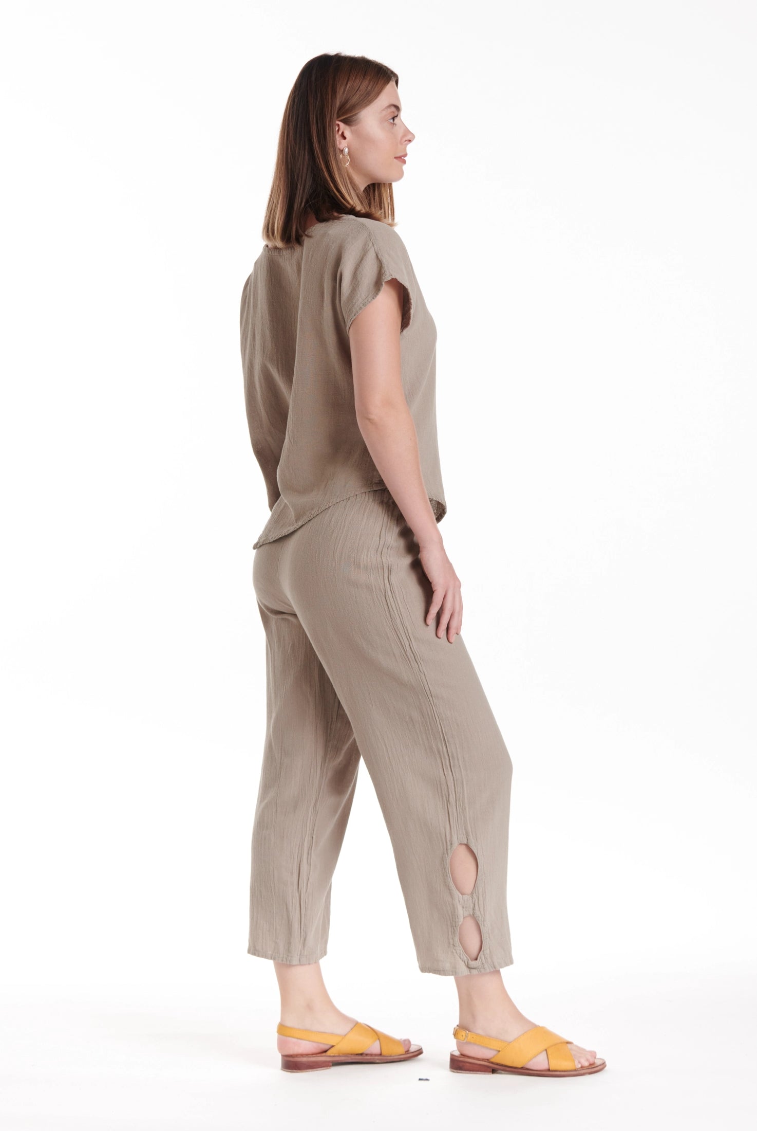 Cloud Cotton Gauze Pants-Oh My Gauze