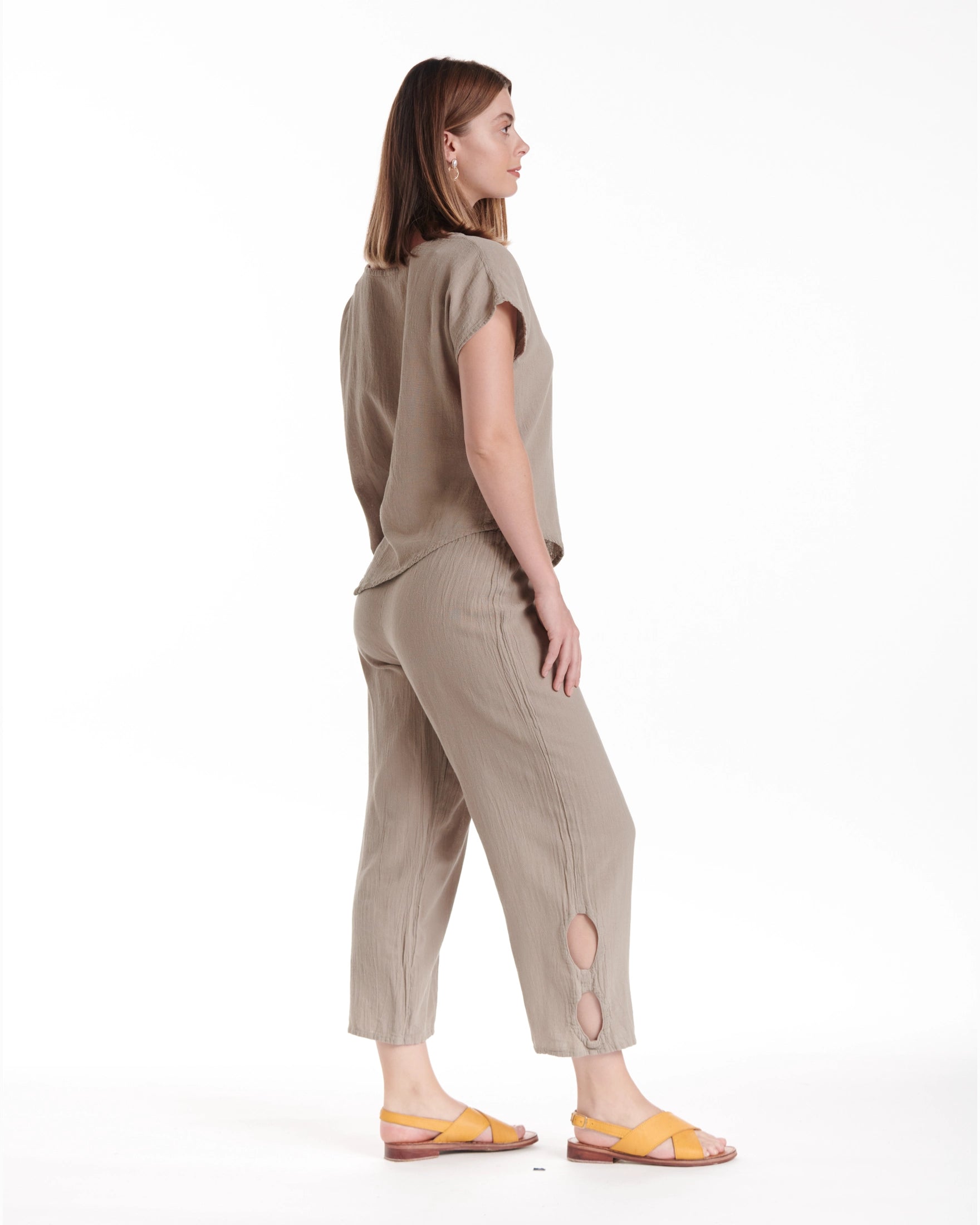 Cloud Cotton Gauze Pants-Oh My Gauze