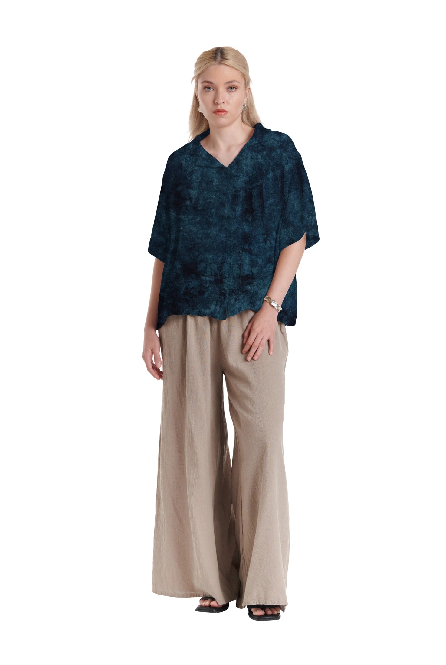 Crush Cotton Gauze Blouse – New Arrival-Oh My Gauze