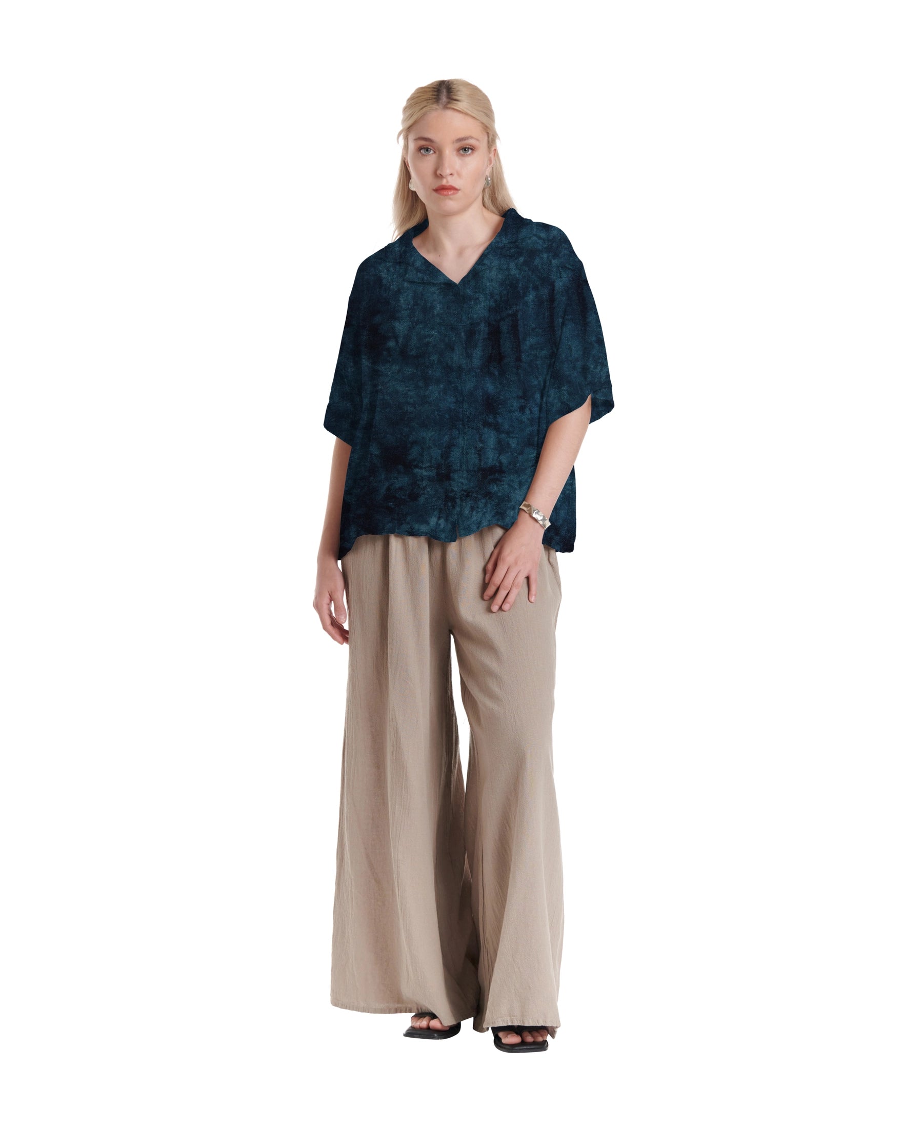 Crush Cotton Gauze Blouse – New Arrival-Oh My Gauze