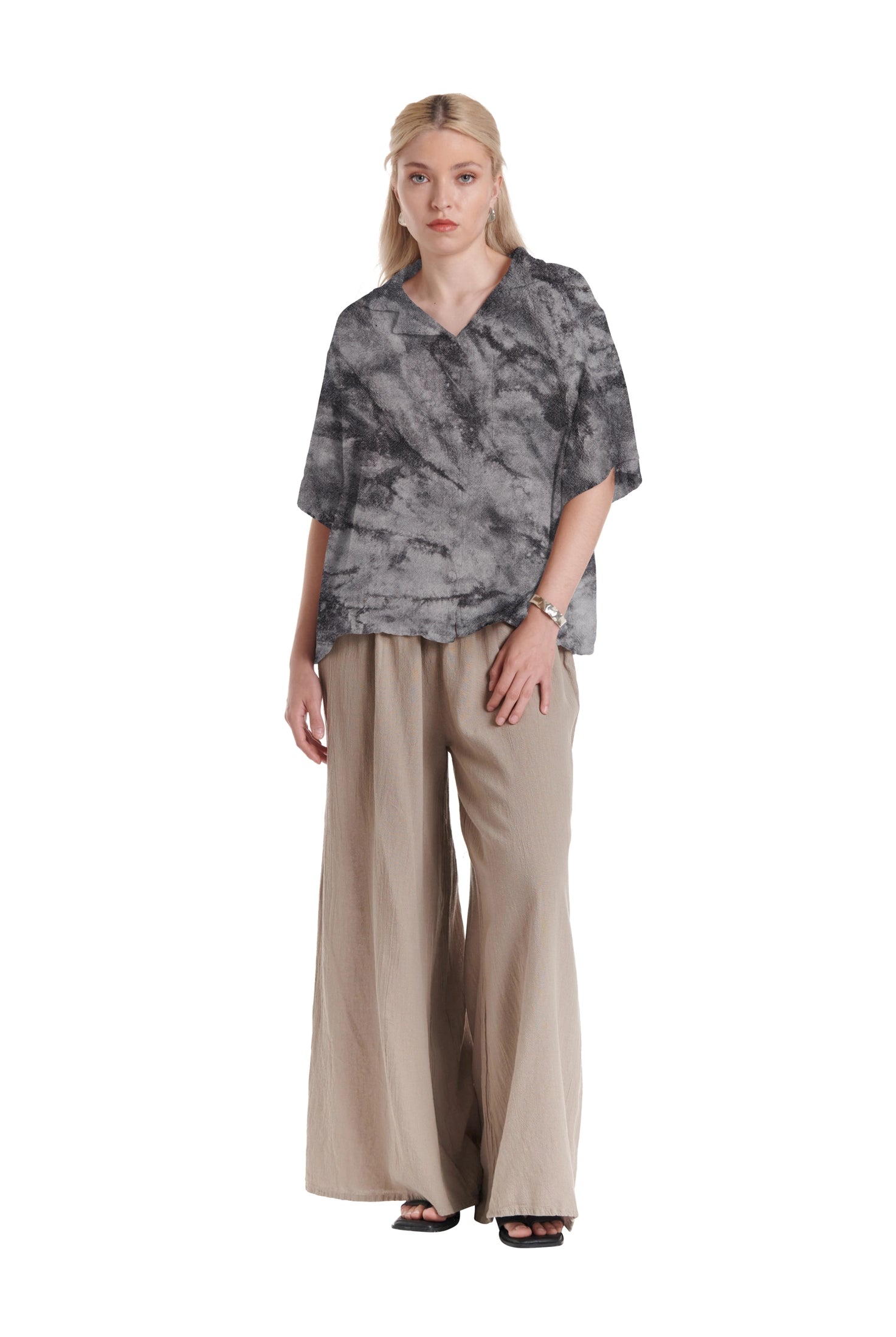 Crush Cotton Gauze Blouse – New Arrival-Oh My Gauze