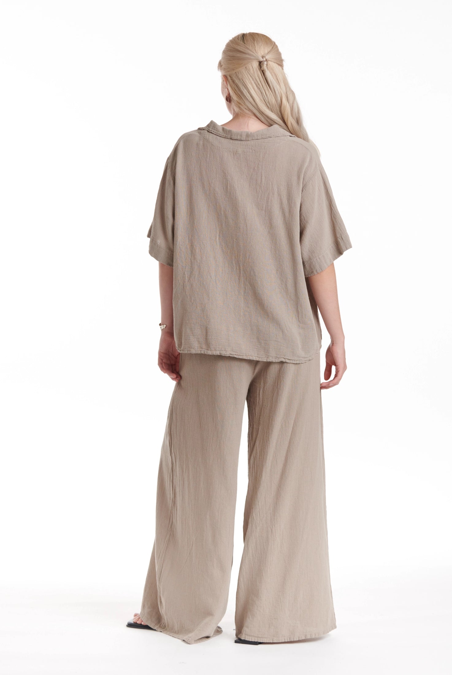 Crush Cotton Gauze Blouse – New Arrival-Oh My Gauze