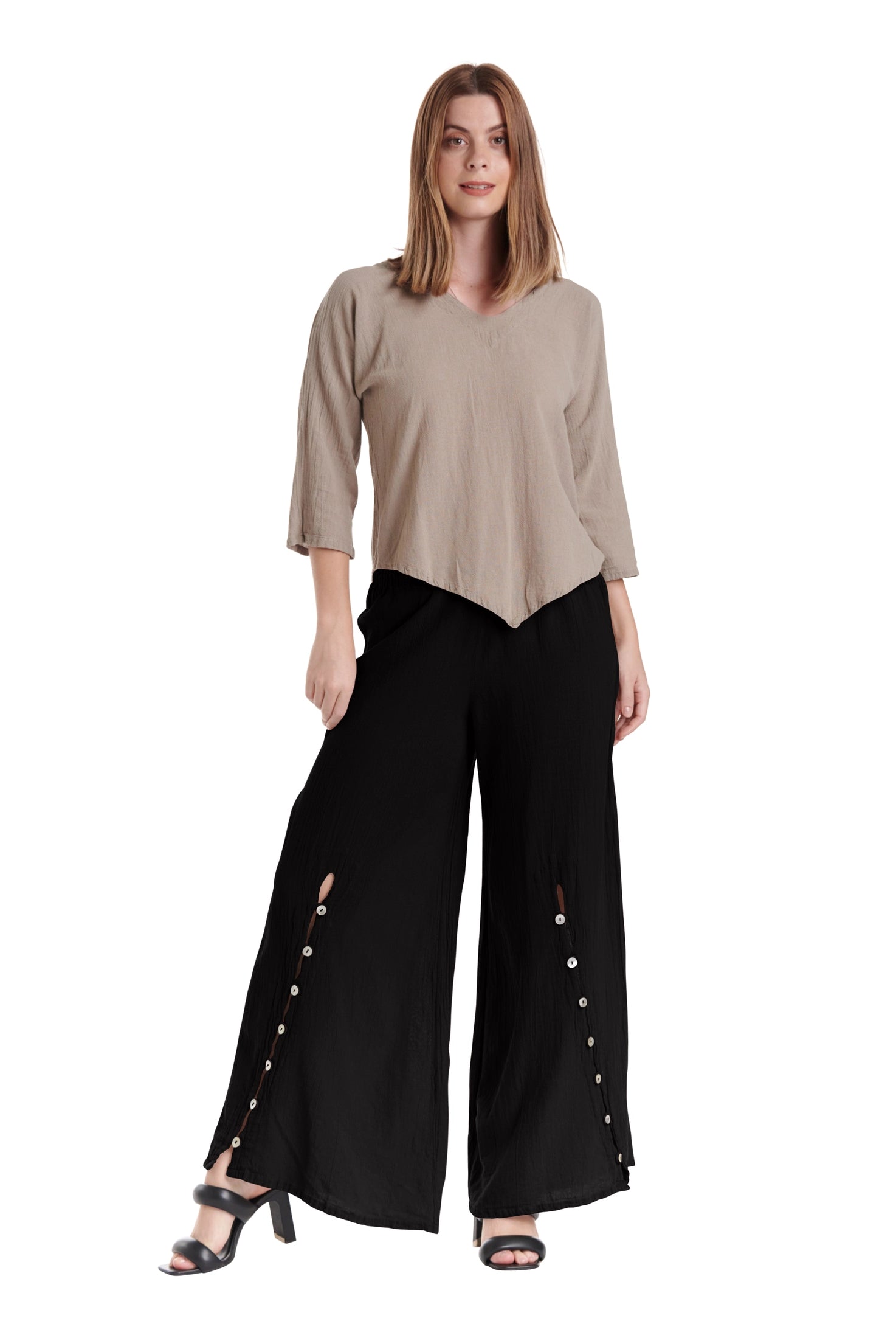 Dallas Cotton Gauze Pants-Oh My Gauze
