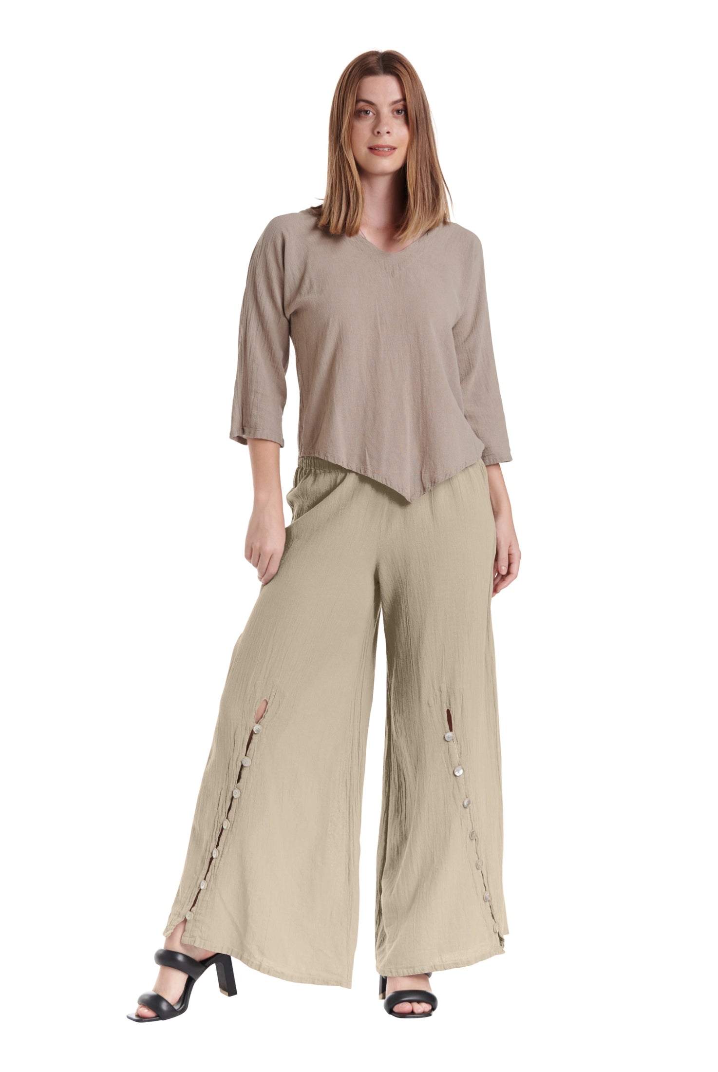 Dallas Cotton Gauze Pants-Oh My Gauze