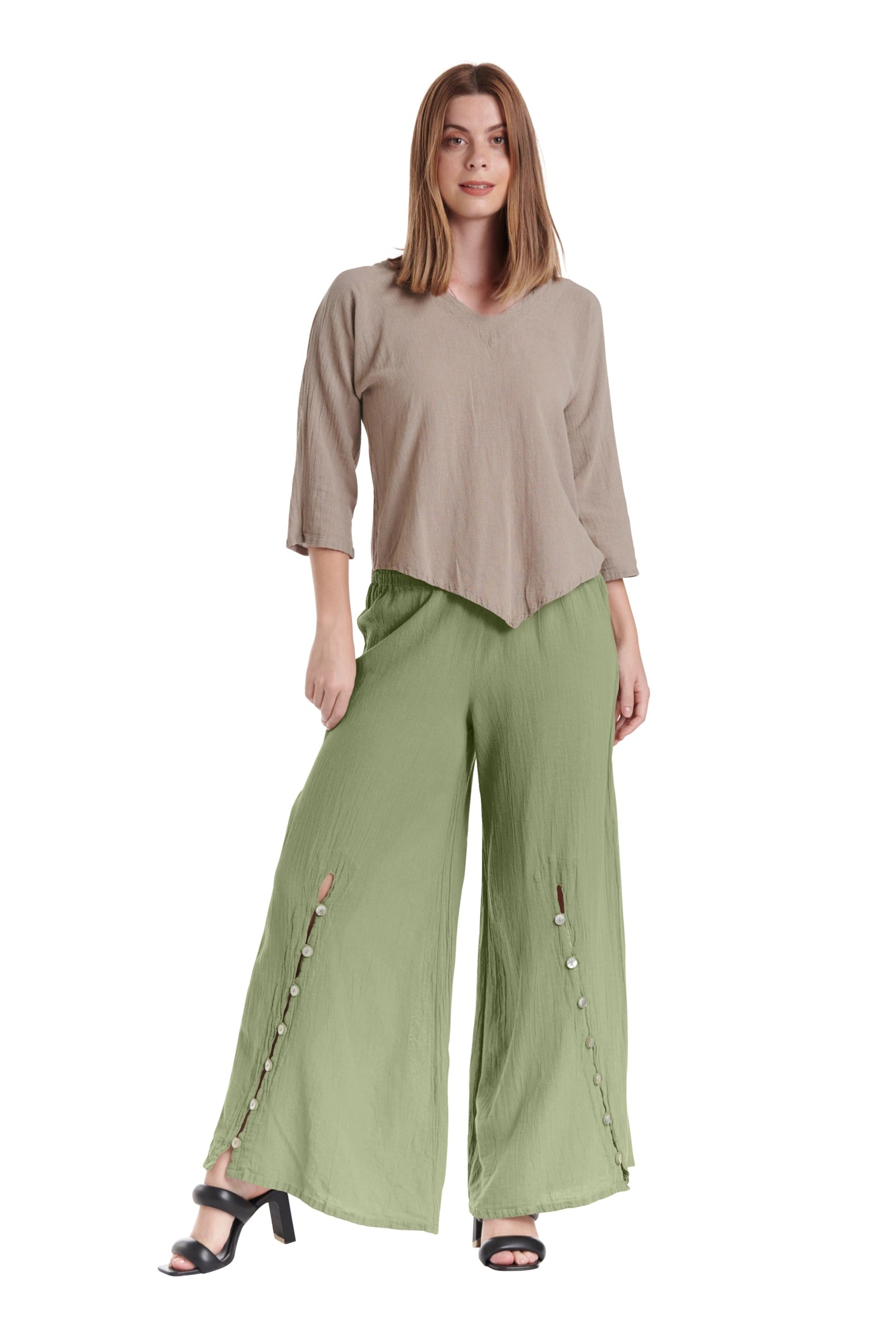 Dallas Cotton Gauze Pants-Oh My Gauze