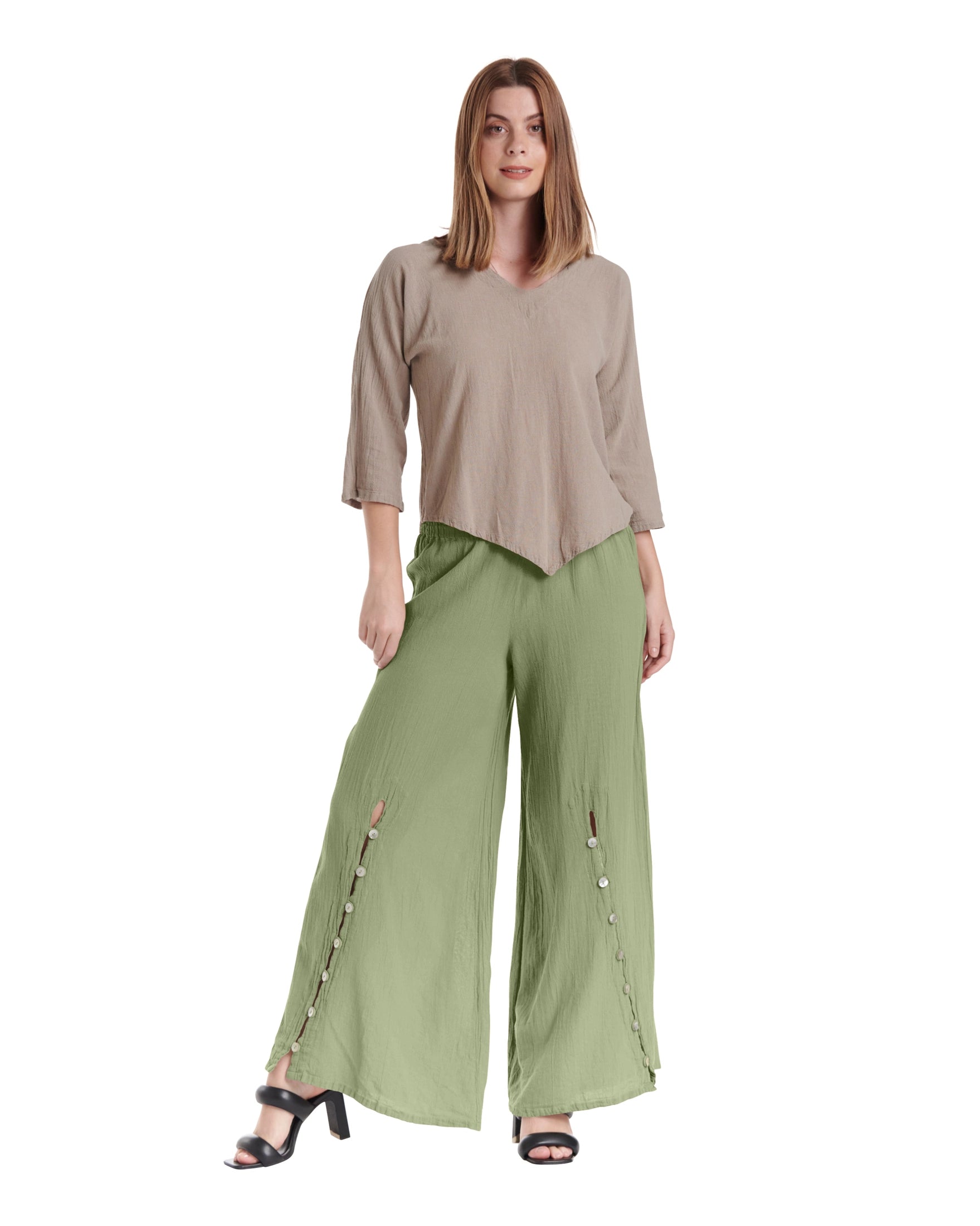 Dallas Cotton Gauze Pants-Oh My Gauze
