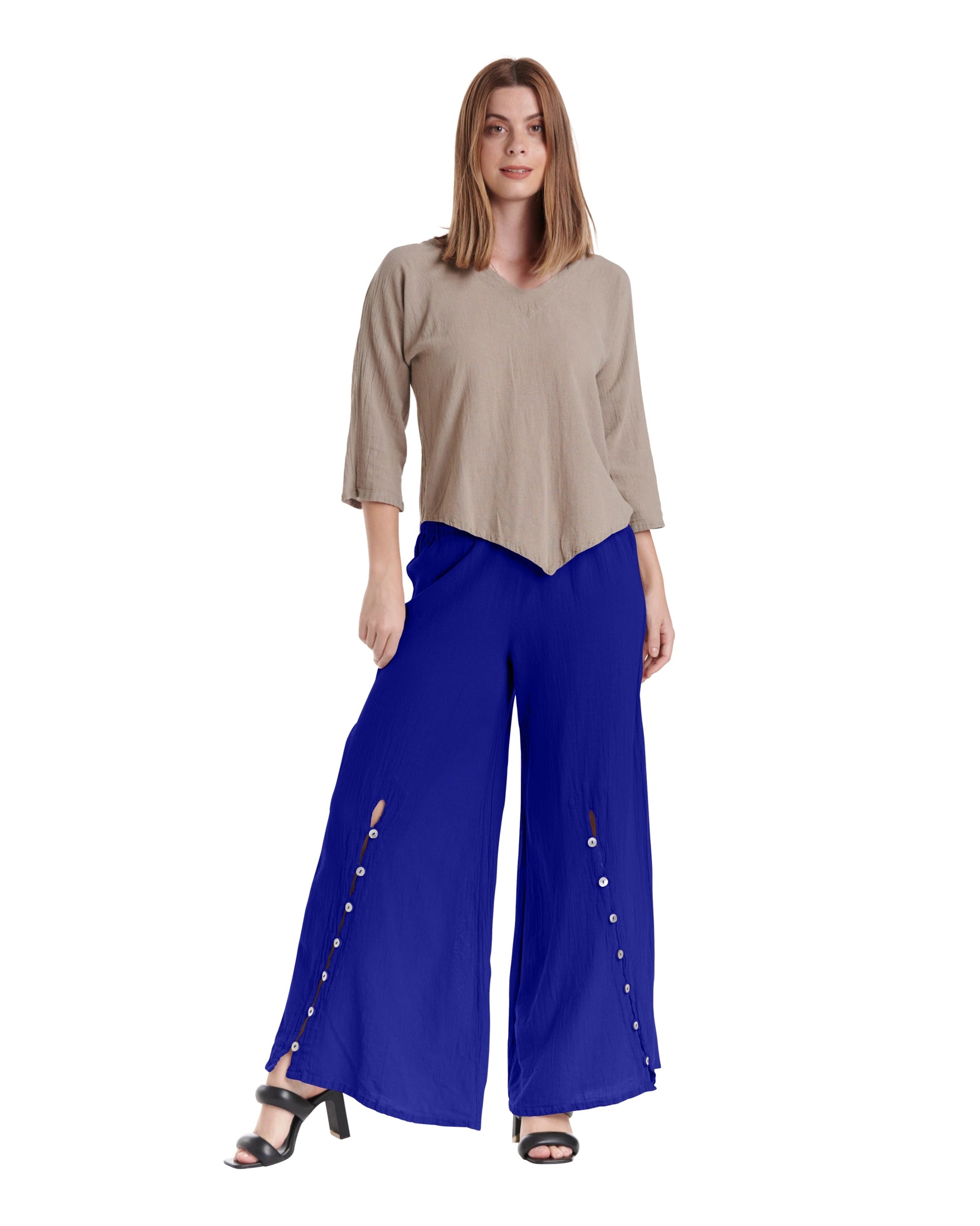 Dallas Cotton Gauze Pants-Oh My Gauze