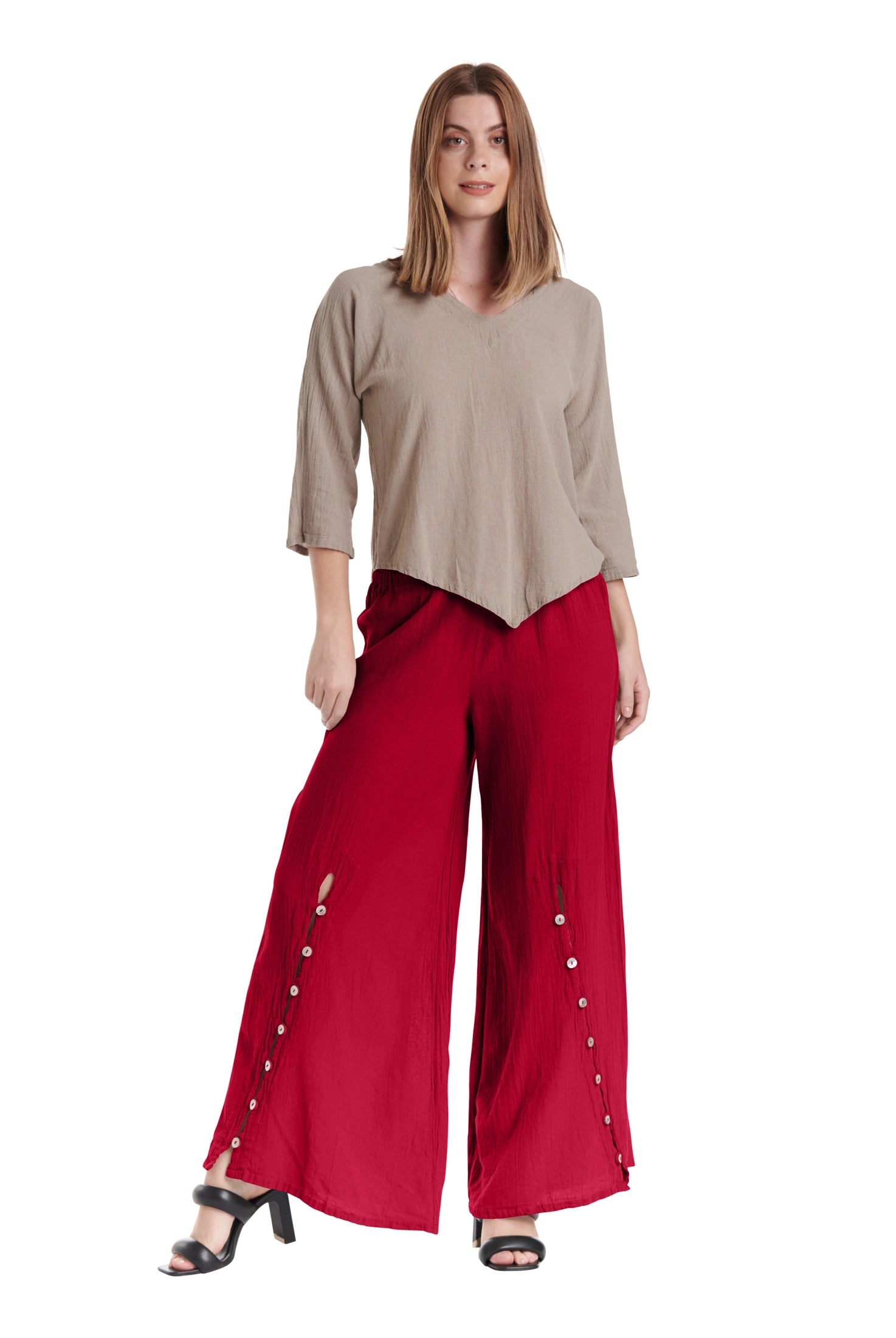 Dallas Cotton Gauze Pants-Oh My Gauze