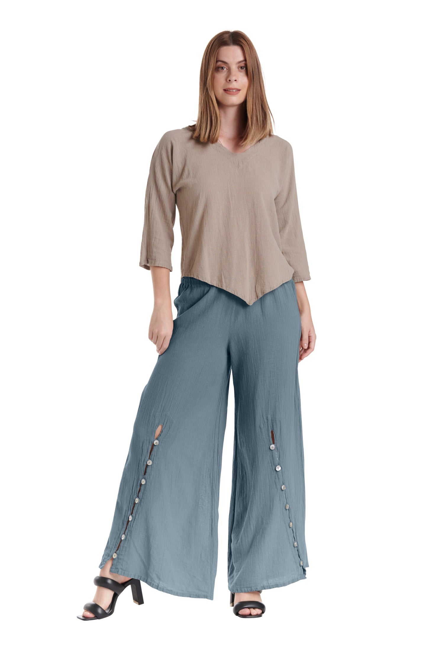 Dallas Cotton Gauze Pants-Oh My Gauze