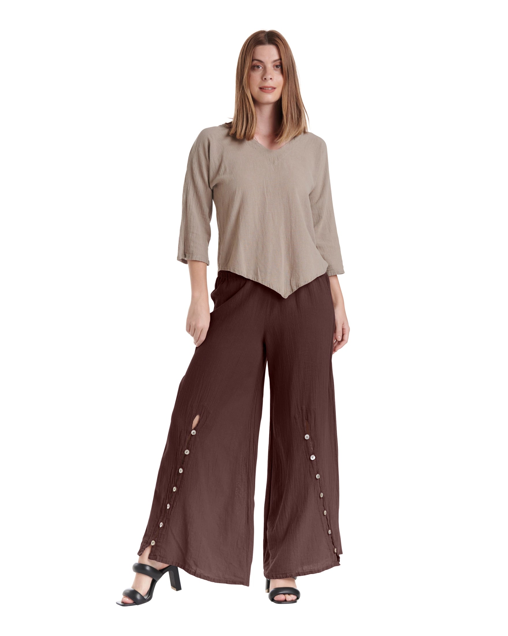 Dallas Cotton Gauze Pants-Oh My Gauze