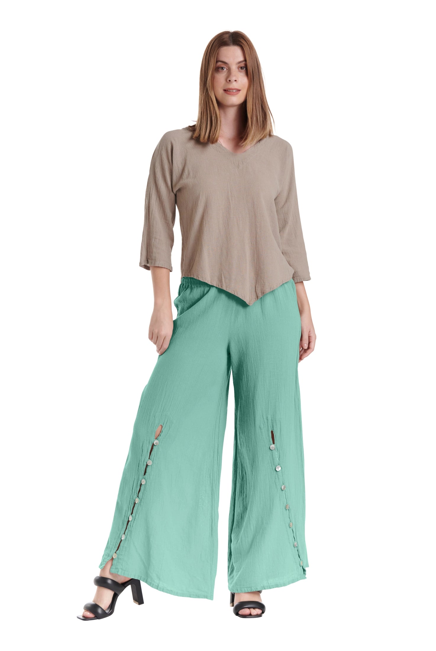 Dallas Cotton Gauze Pants-Oh My Gauze