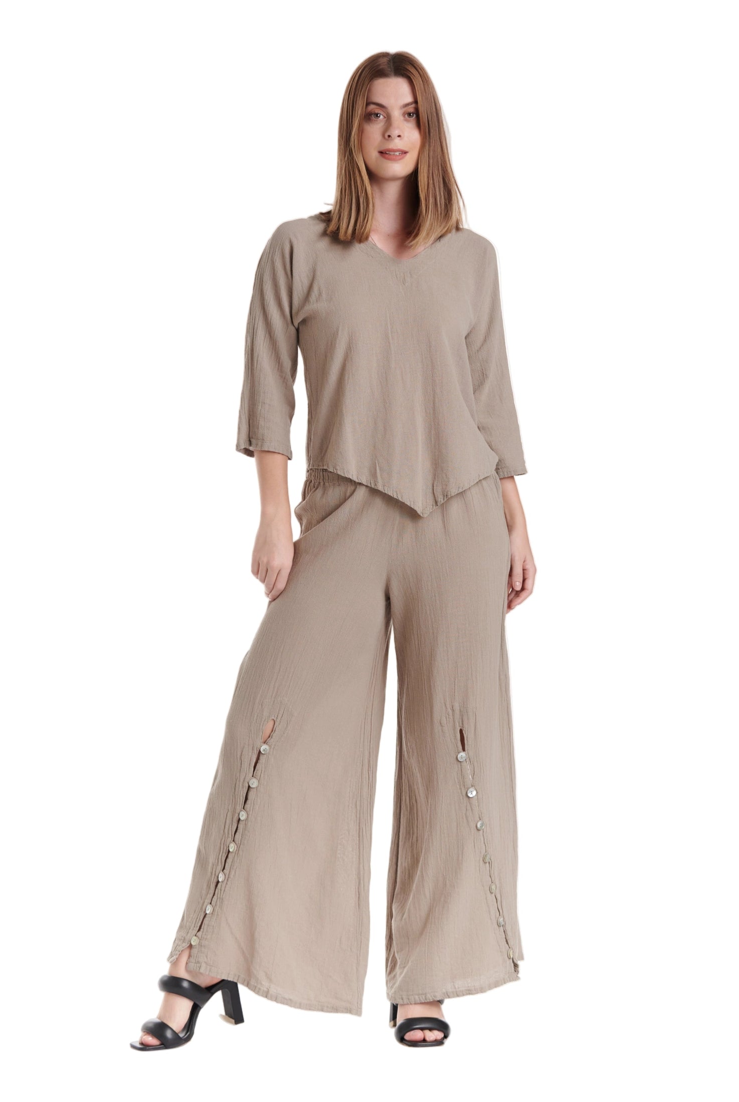 Dallas Cotton Gauze Pants-Oh My Gauze