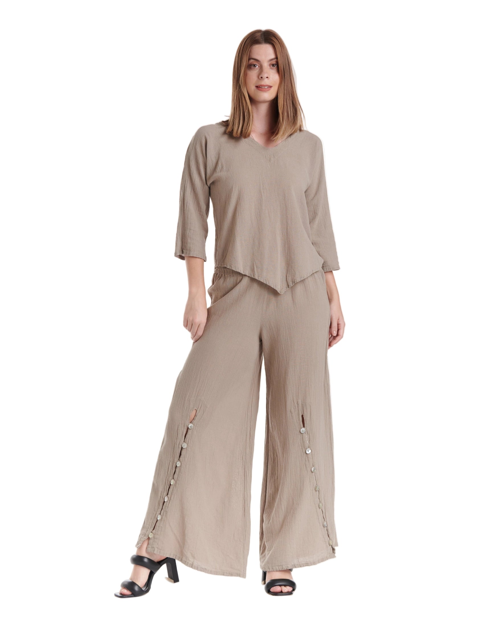 Dallas Cotton Gauze Pants-Oh My Gauze