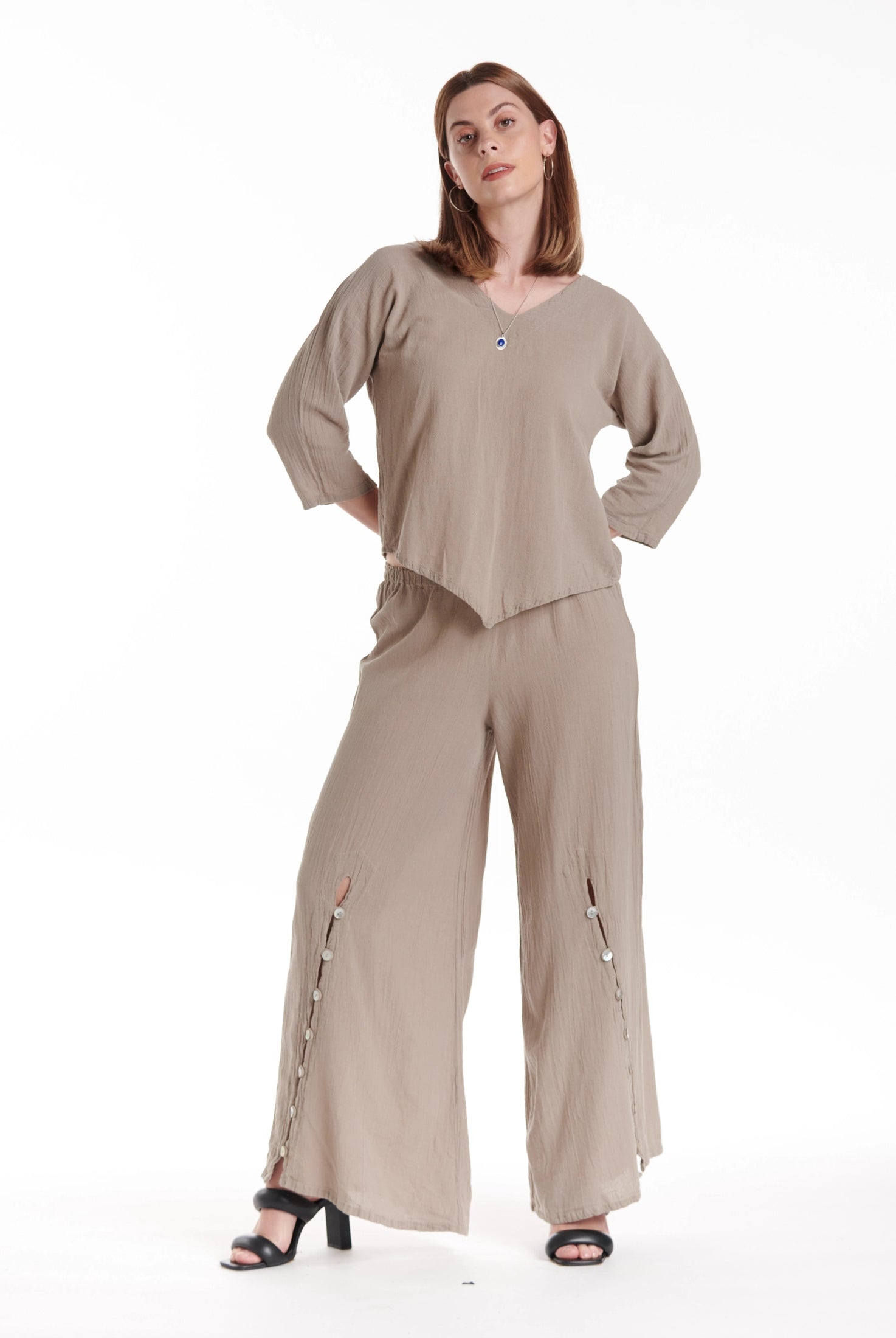 Dallas Cotton Gauze Pants-Oh My Gauze