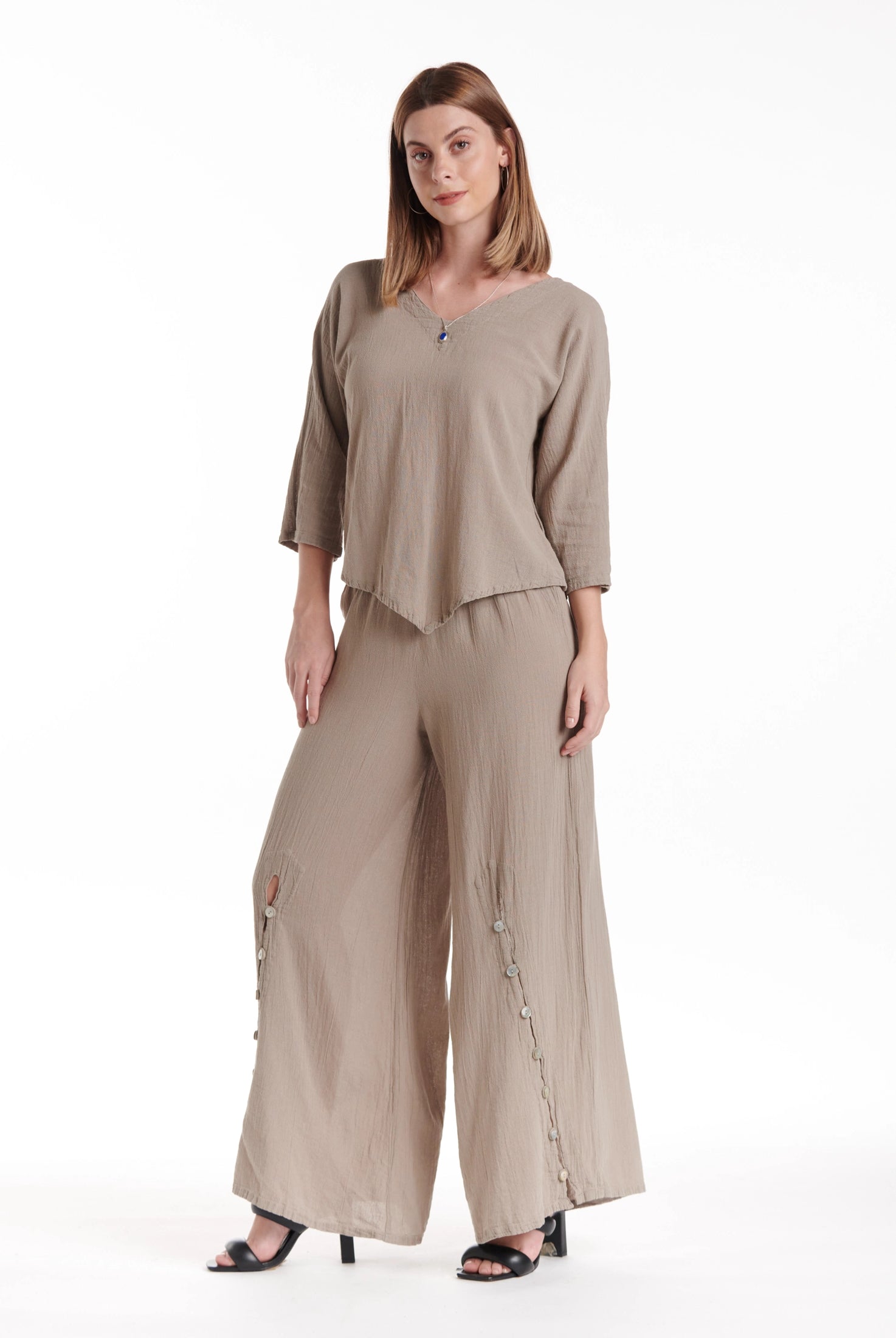 Dallas Cotton Gauze Pants-Oh My Gauze
