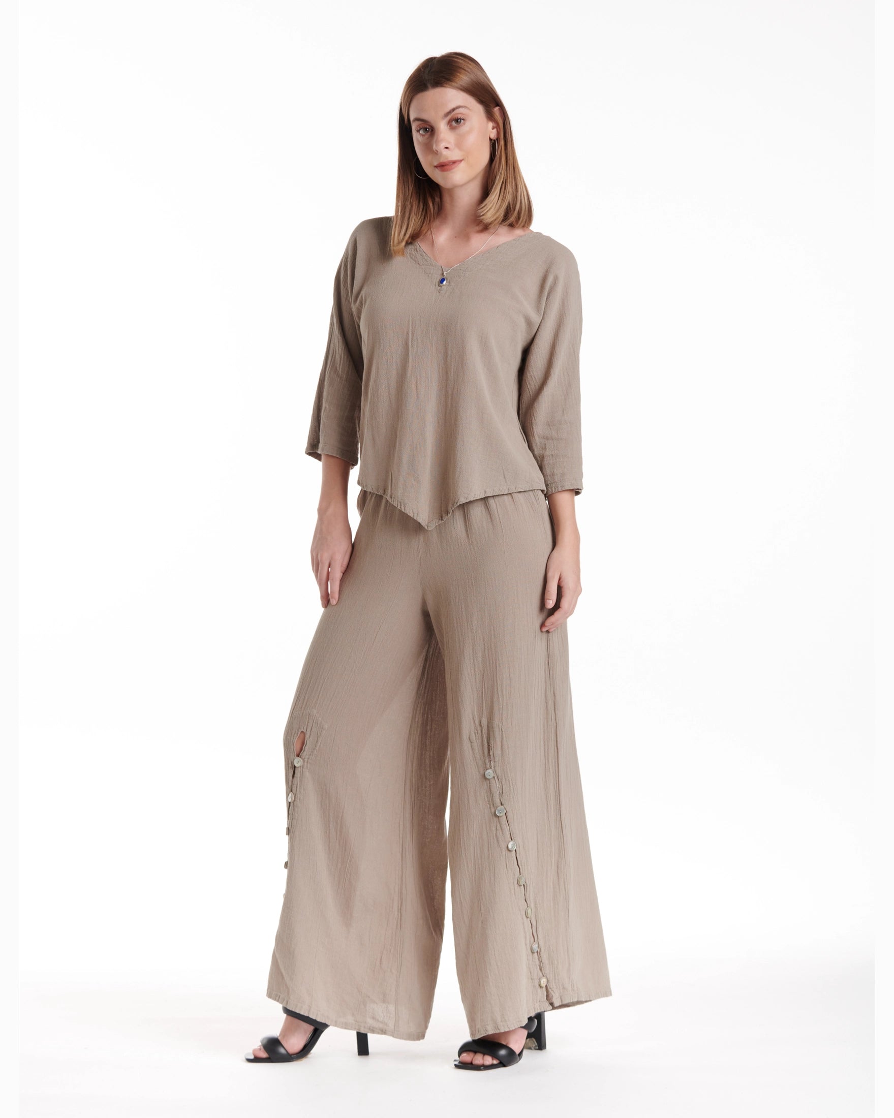 Dallas Cotton Gauze Pants-Oh My Gauze