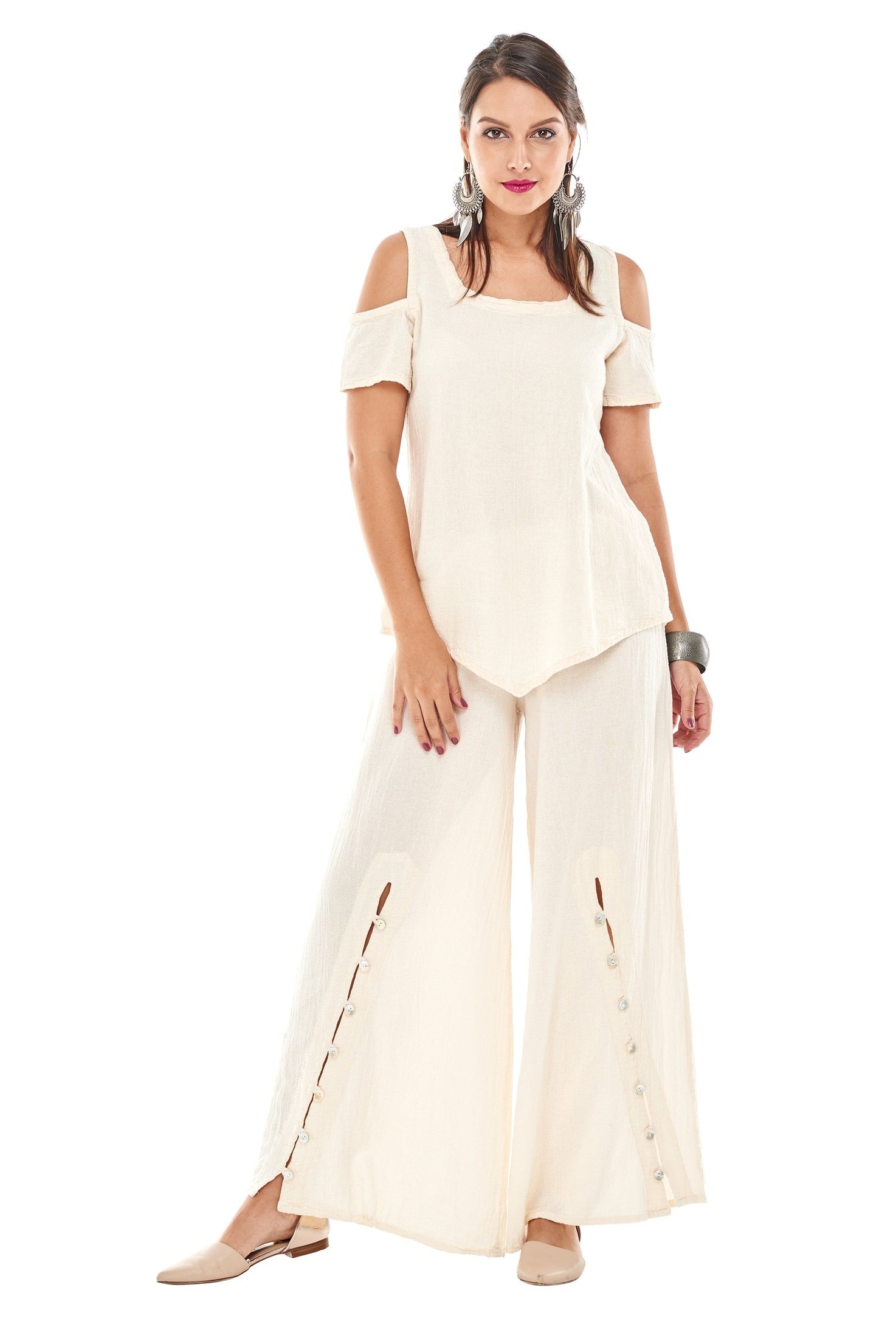 Dallas Cotton Gauze Pants-Oh My Gauze