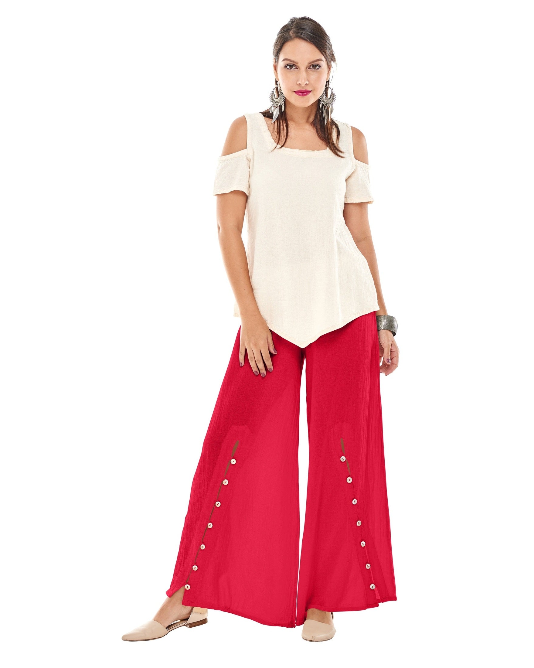 Dallas Cotton Gauze Pants-Oh My Gauze