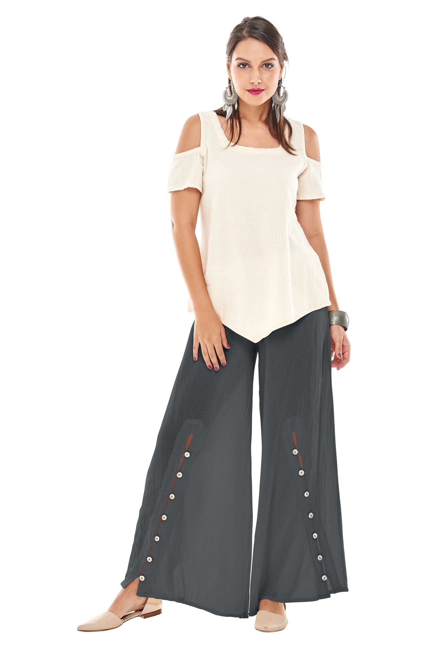 Dallas Cotton Gauze Pants-Oh My Gauze