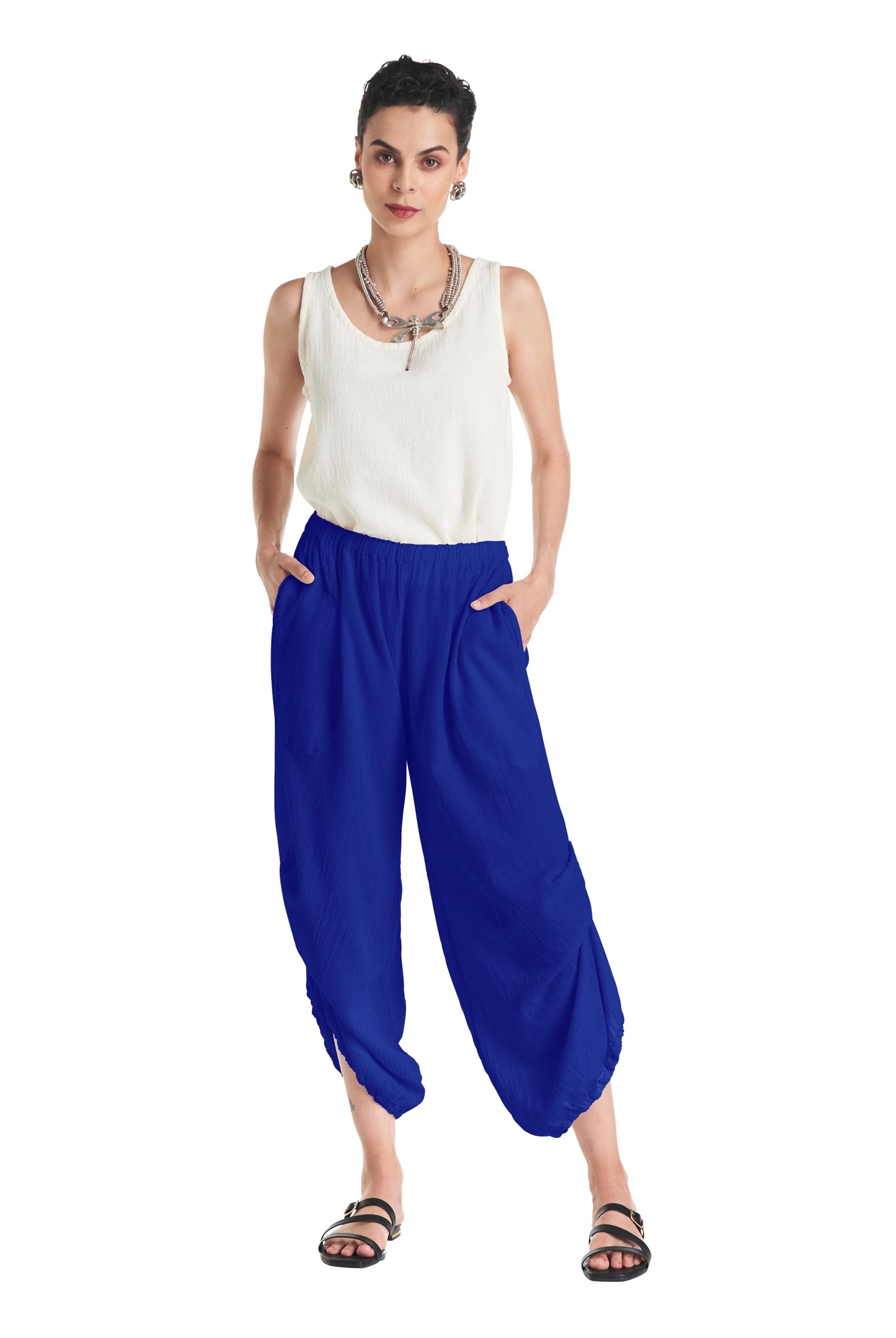 Dash Cotton Gauze Pants-Oh My Gauze