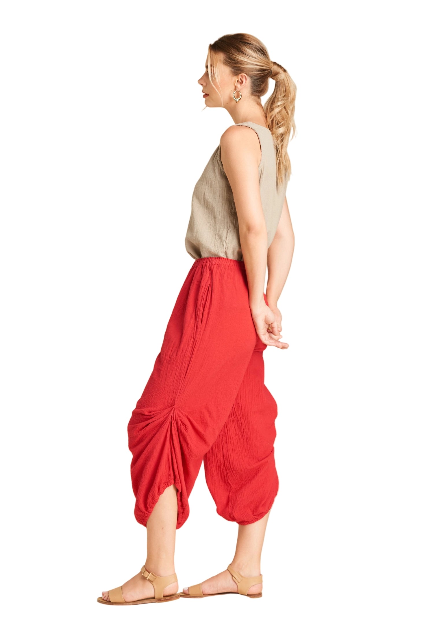 Dash Cotton Gauze Pants-Oh My Gauze