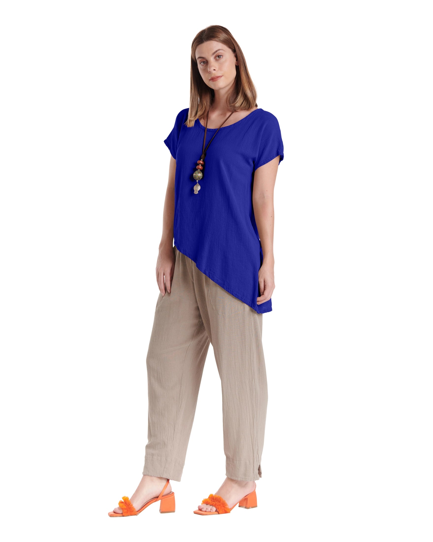 Daytona Cotton Gauze Blouse-Oh My Gauze