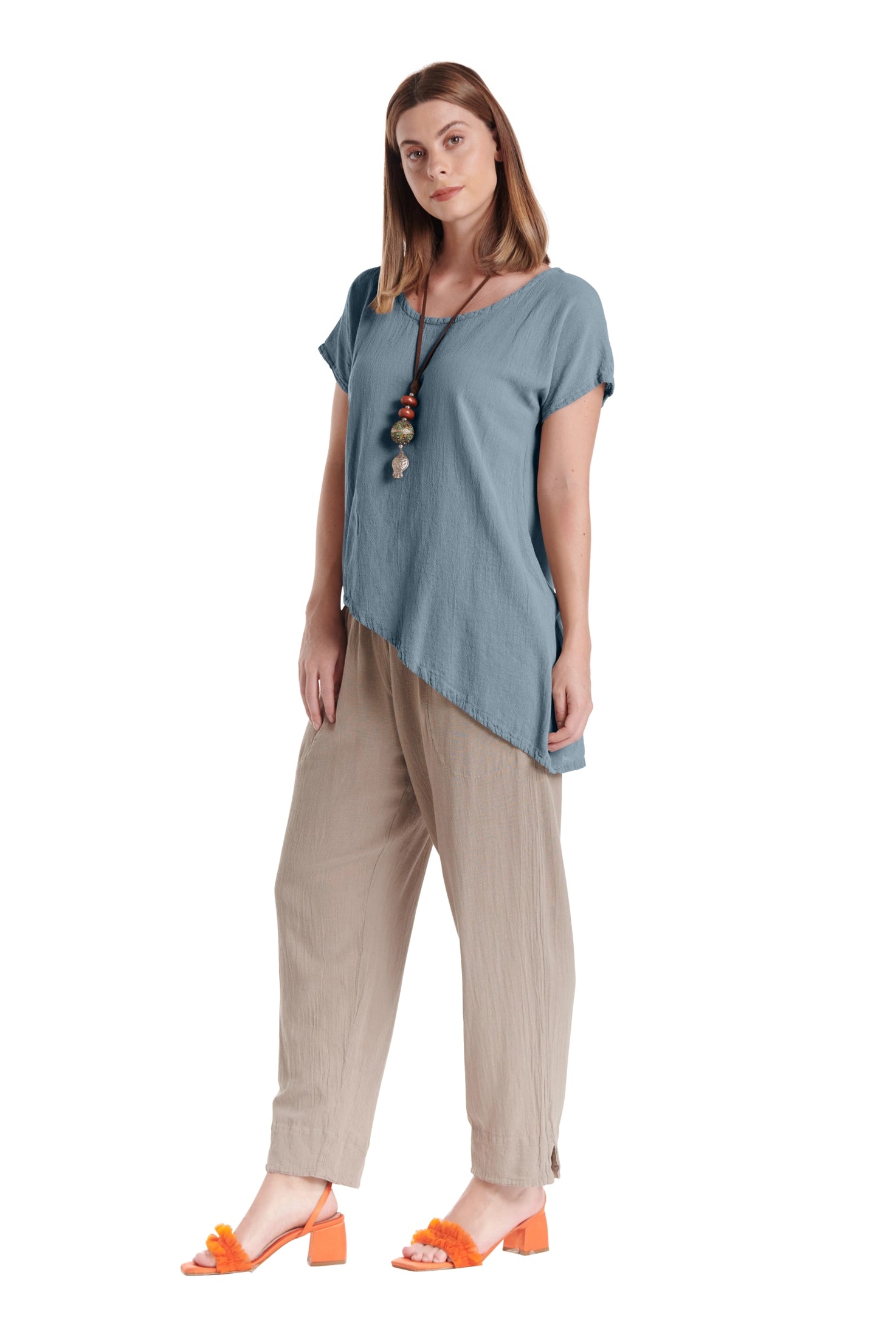 Daytona Cotton Gauze Blouse-Oh My Gauze
