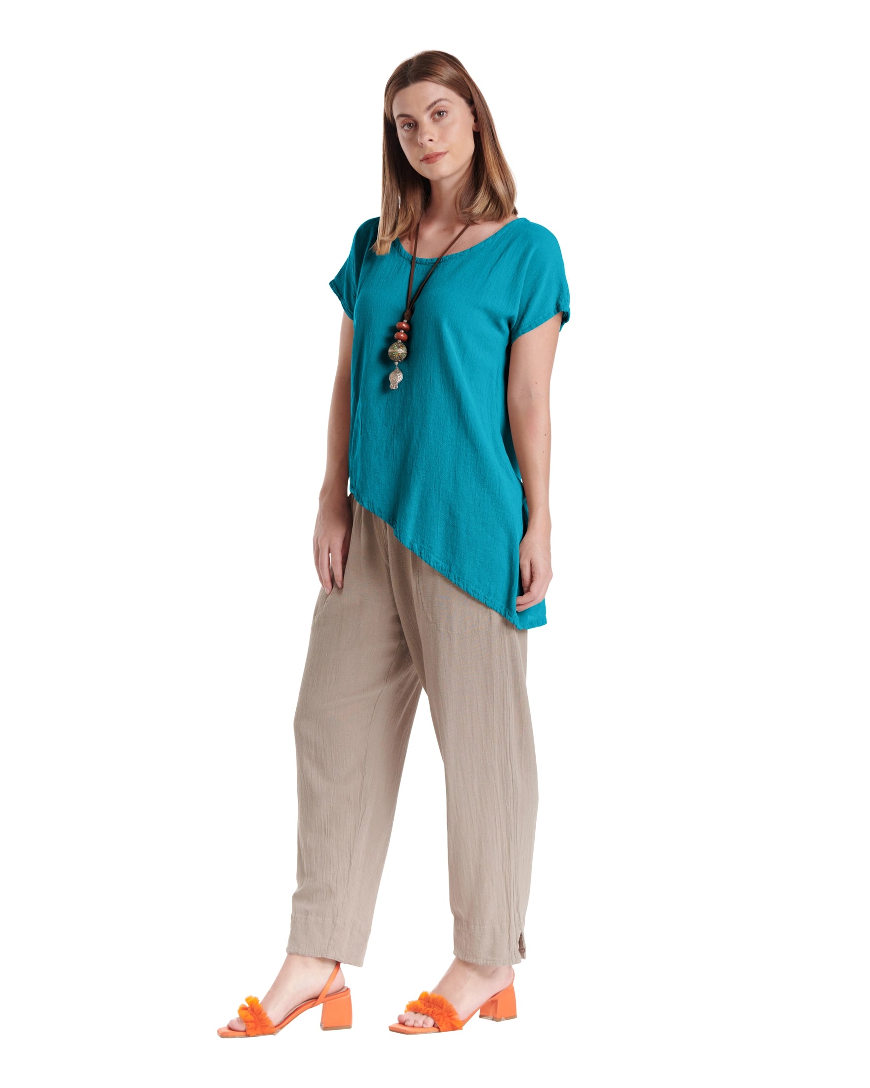 Daytona Cotton Gauze Blouse-Oh My Gauze