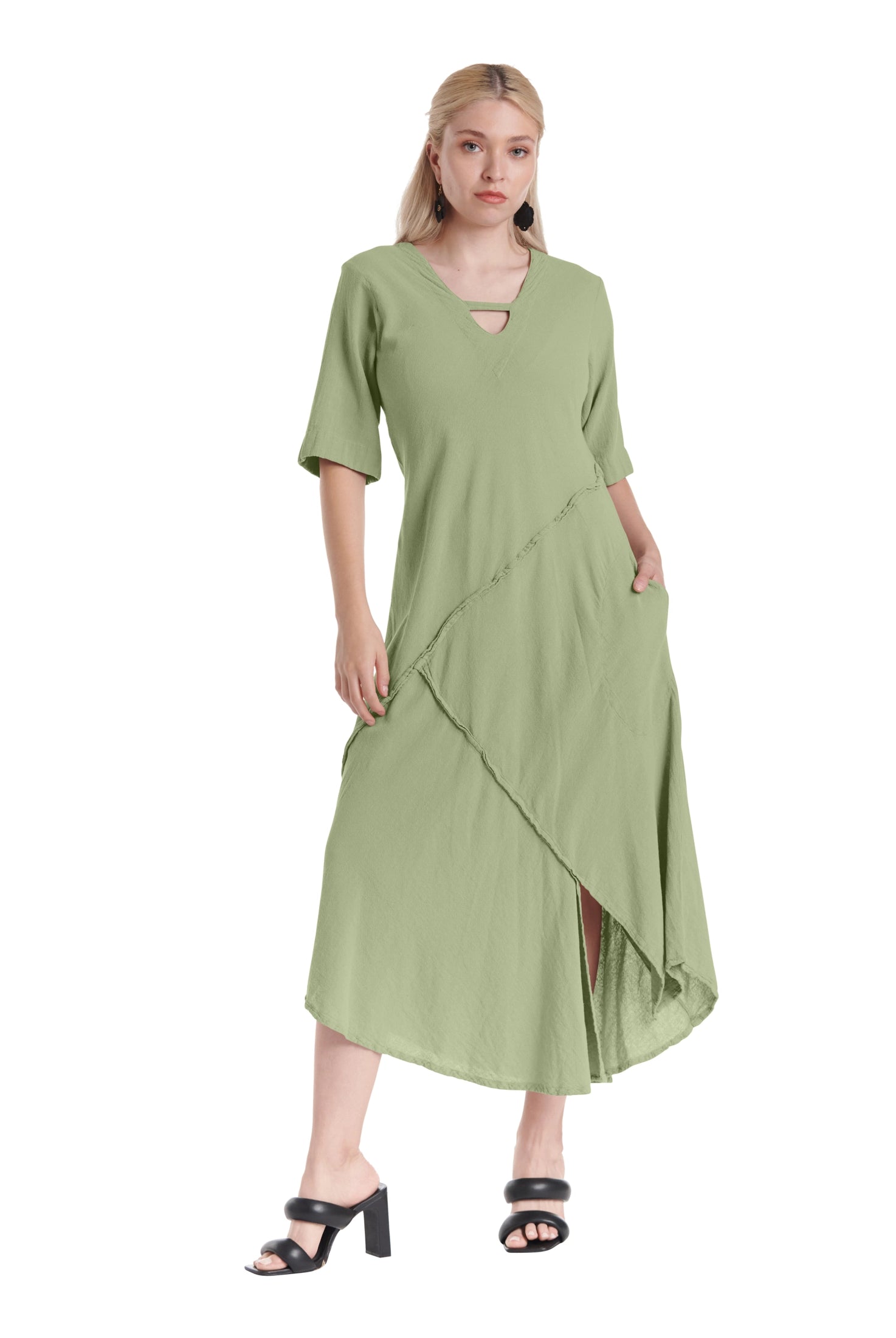 Dazzle Cotton Gauze Dress – New Arrival-Oh My Gauze