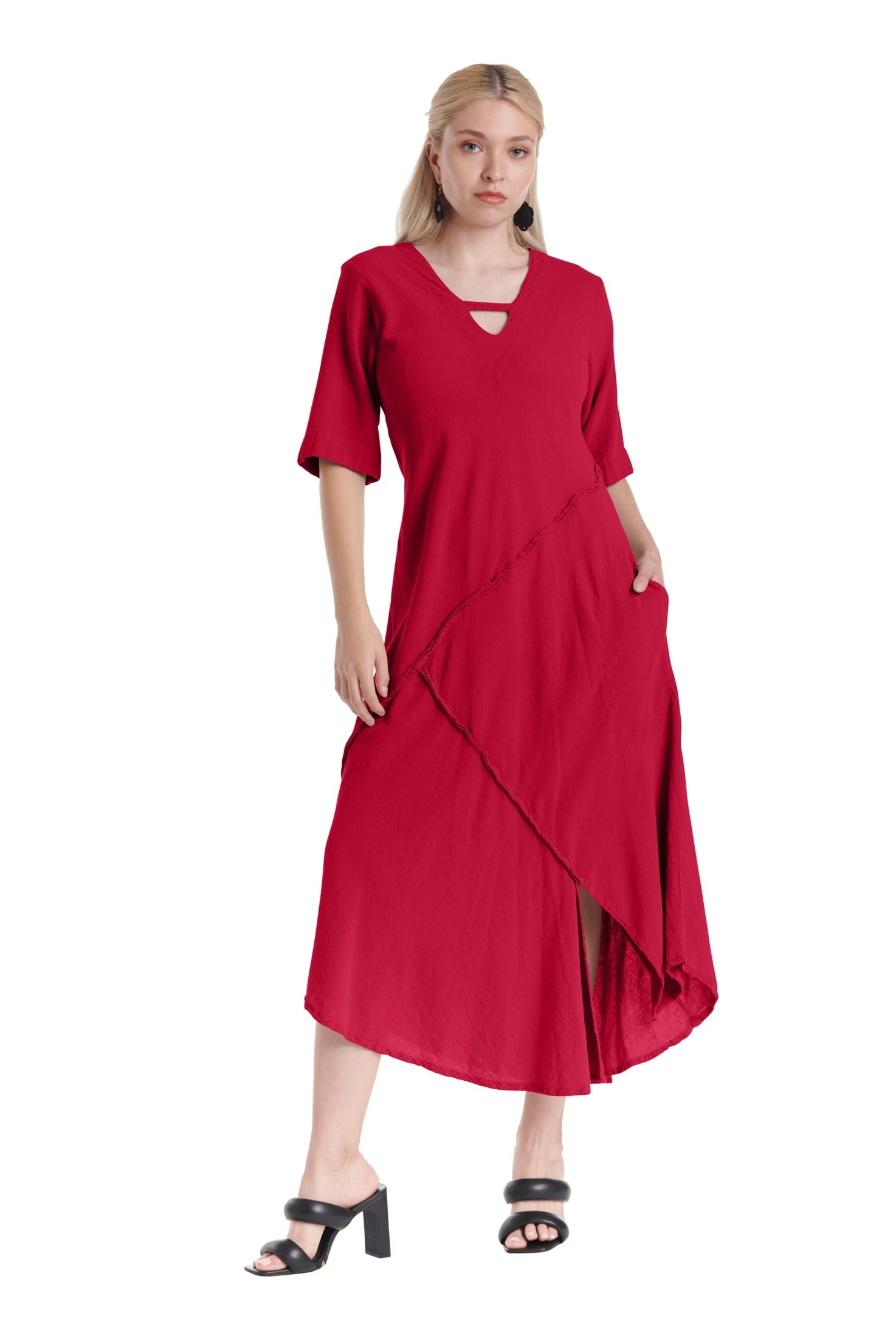 Dazzle Cotton Gauze Dress – New Arrival-Oh My Gauze