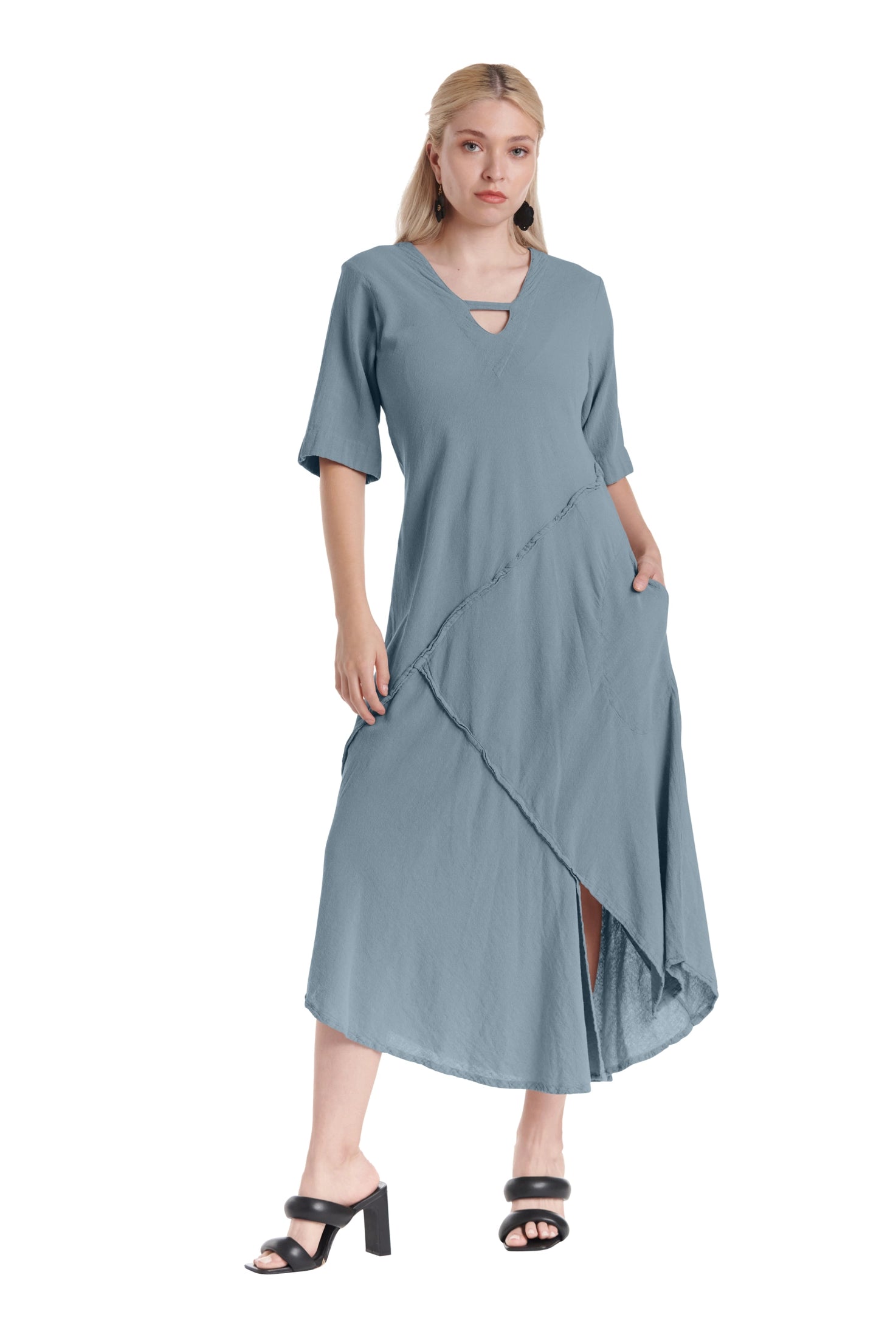 Dazzle Cotton Gauze Dress – New Arrival-Oh My Gauze