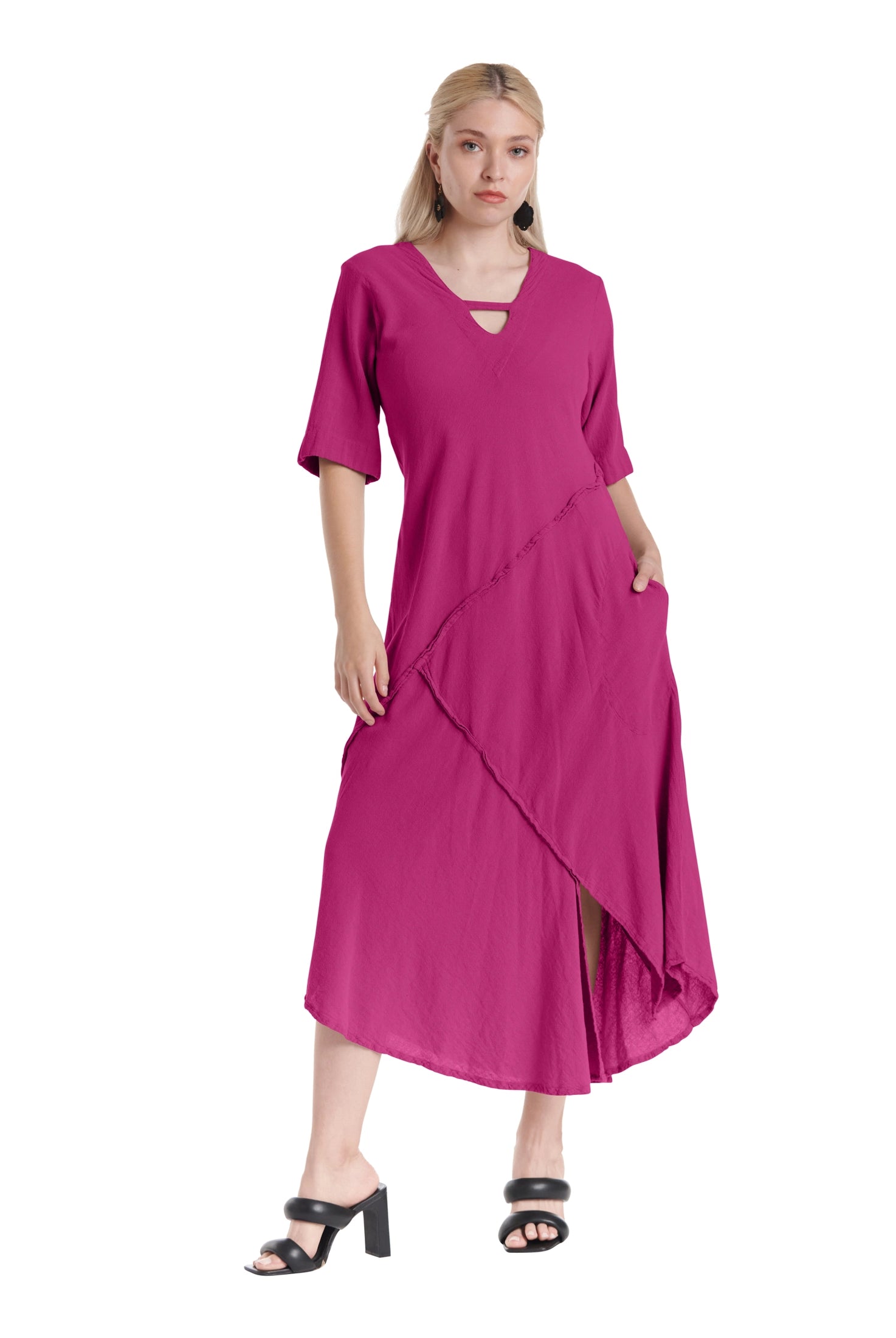 Dazzle Cotton Gauze Dress – New Arrival-Oh My Gauze
