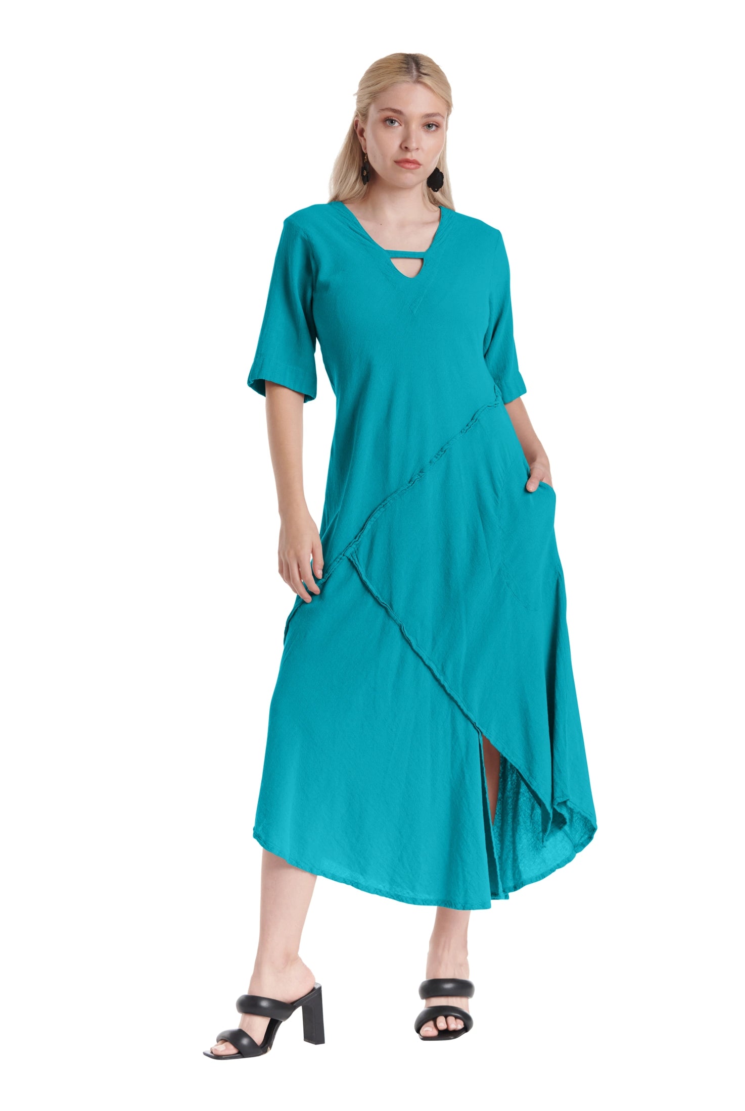 Dazzle Cotton Gauze Dress – New Arrival-Oh My Gauze