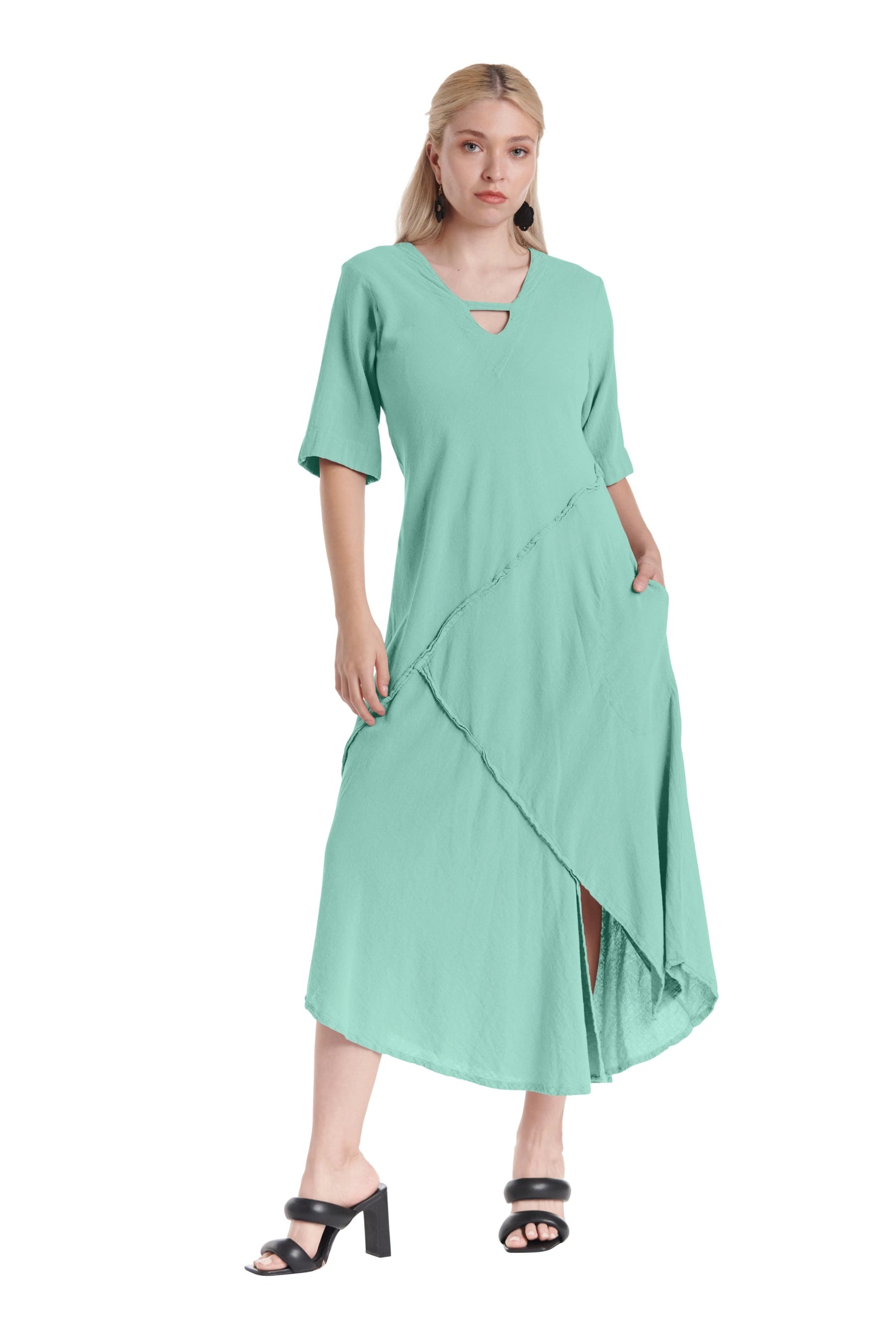 Dazzle Cotton Gauze Dress – New Arrival-Oh My Gauze