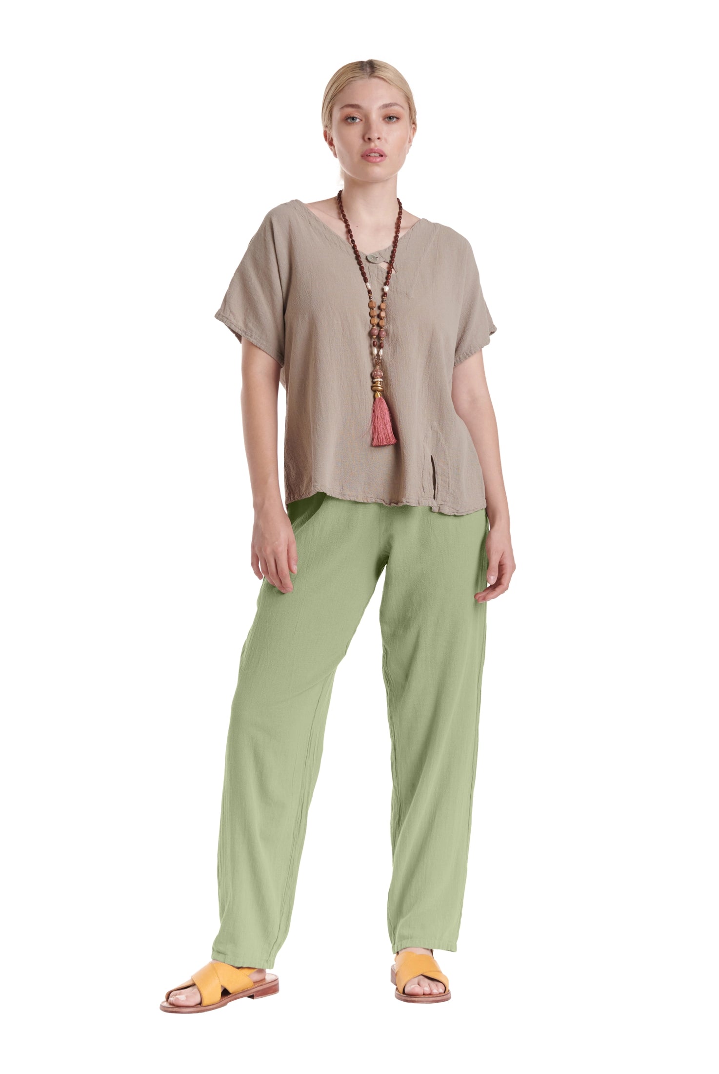 Dolphin Cotton Gauze Pants-Oh My Gauze