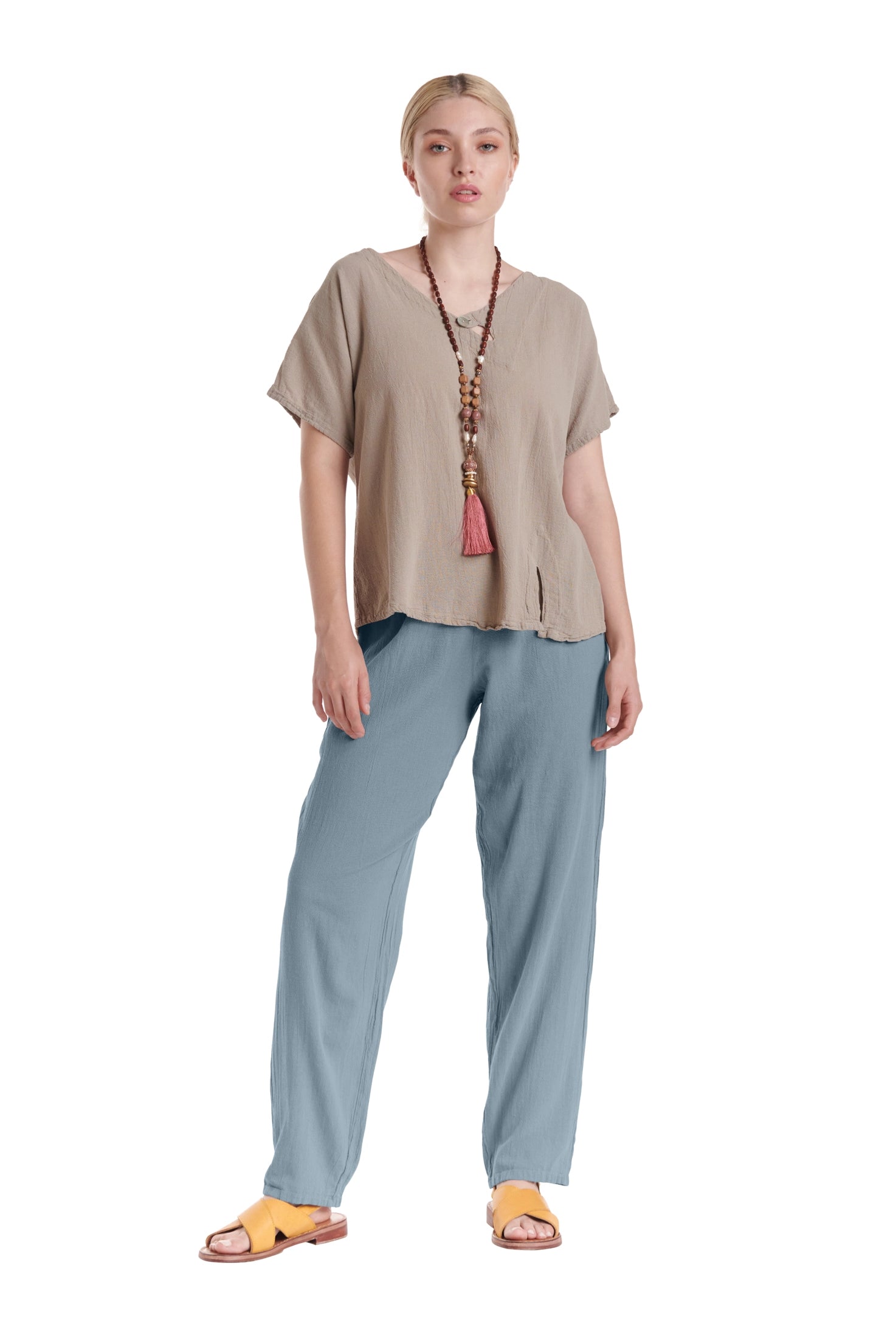 Dolphin Cotton Gauze Pants-Oh My Gauze