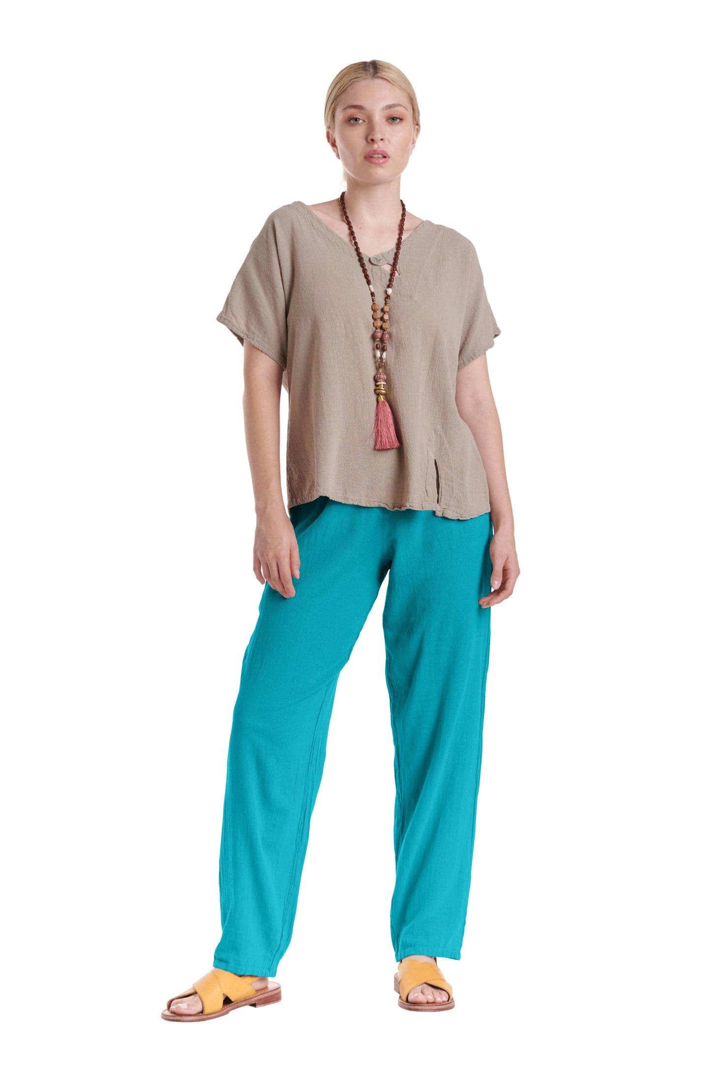 Dolphin Cotton Gauze Pants-Oh My Gauze