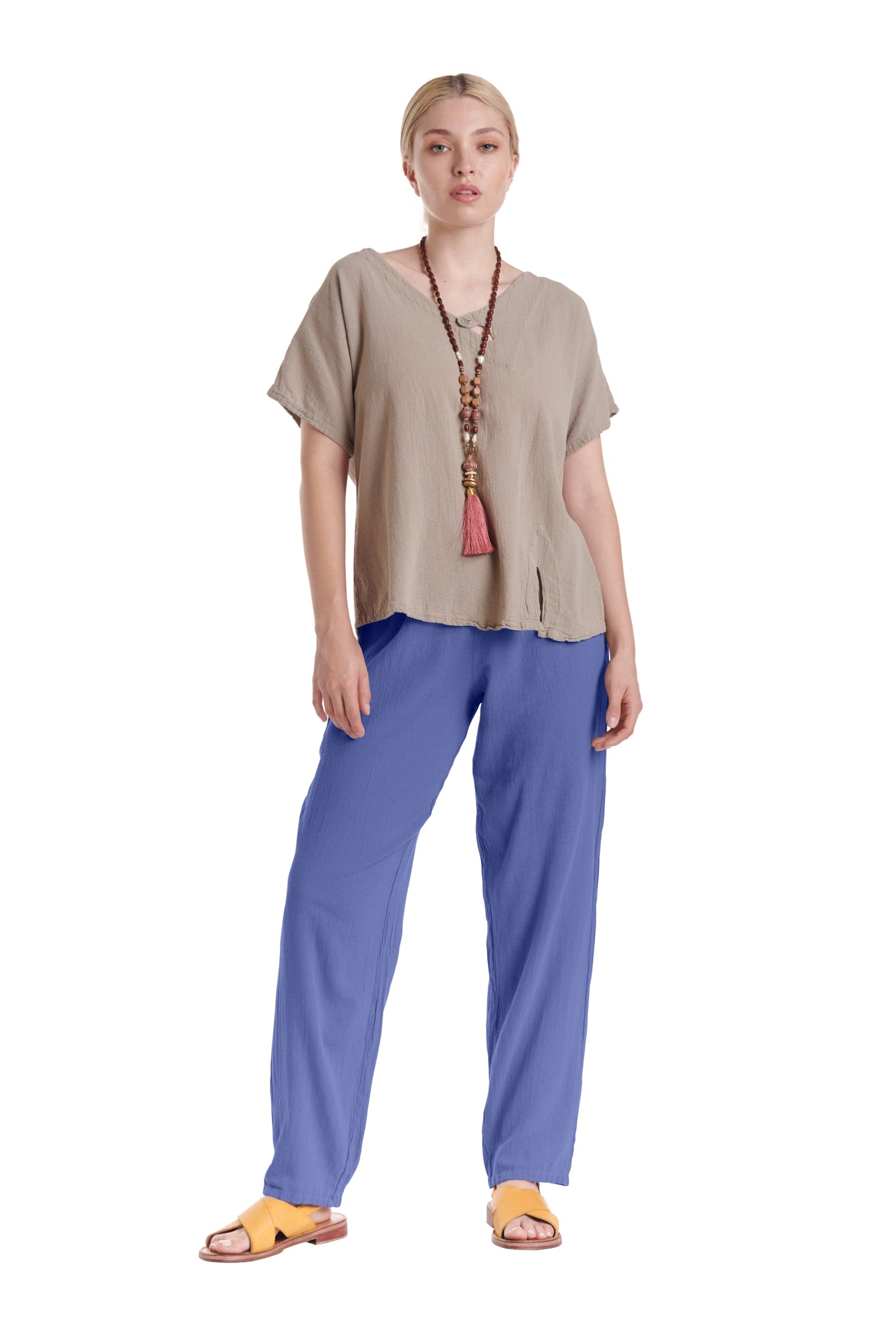 Dolphin Cotton Gauze Pants-Oh My Gauze
