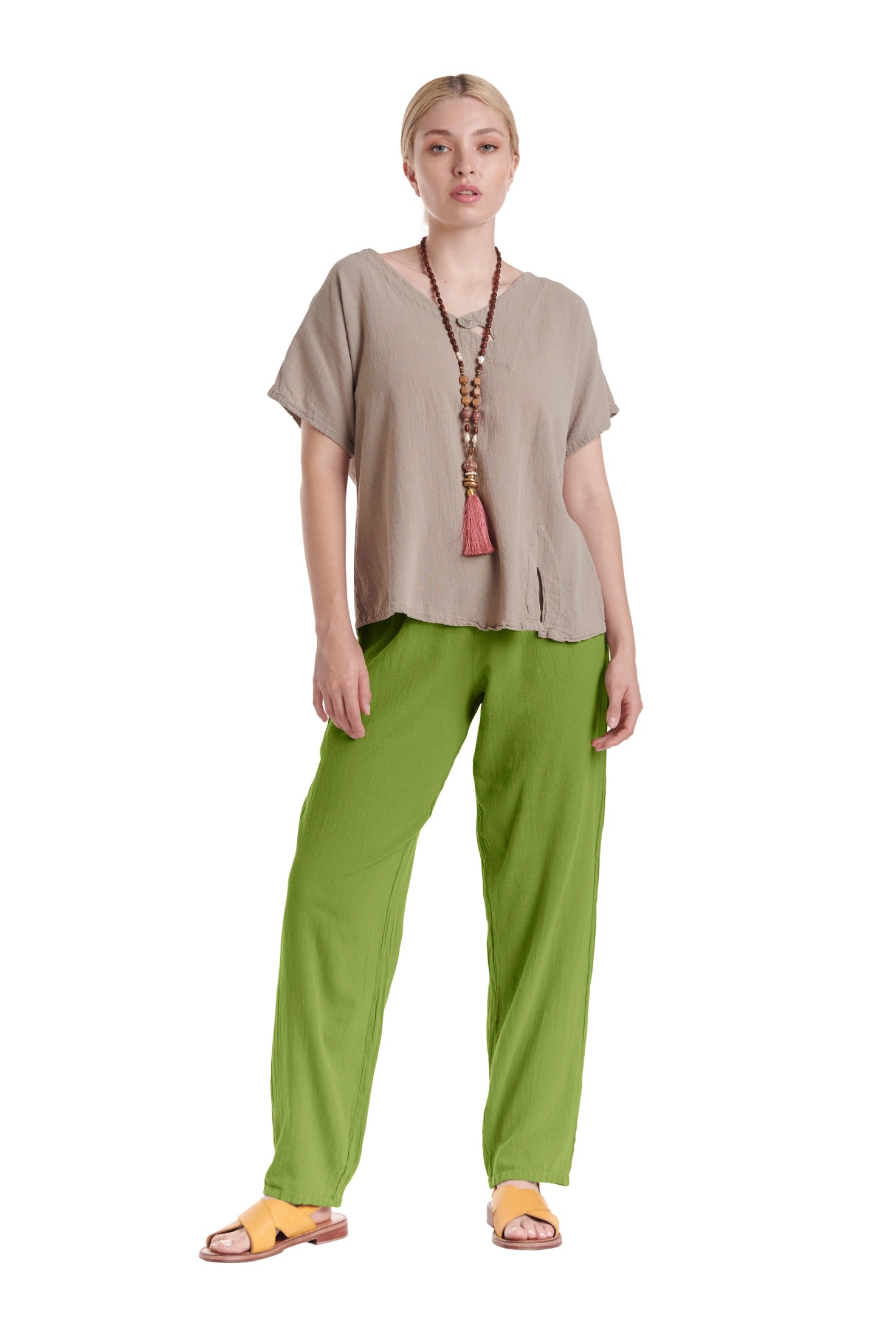 Dolphin Cotton Gauze Pants-Oh My Gauze