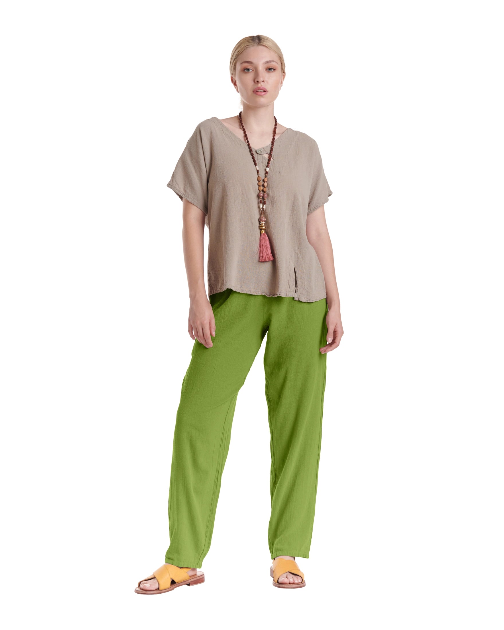 Dolphin Cotton Gauze Pants-Oh My Gauze