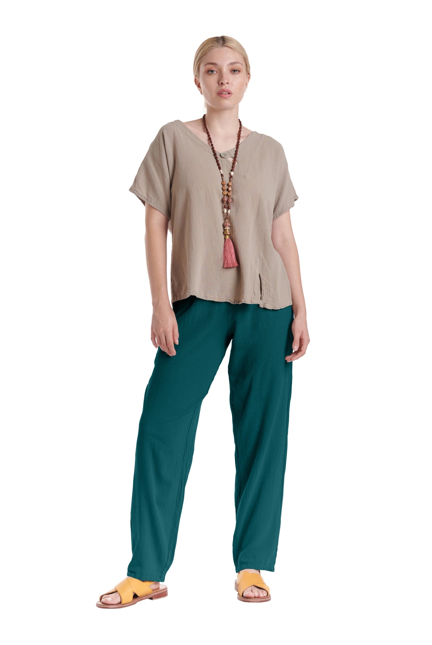 Dolphin Cotton Gauze Pants-Oh My Gauze