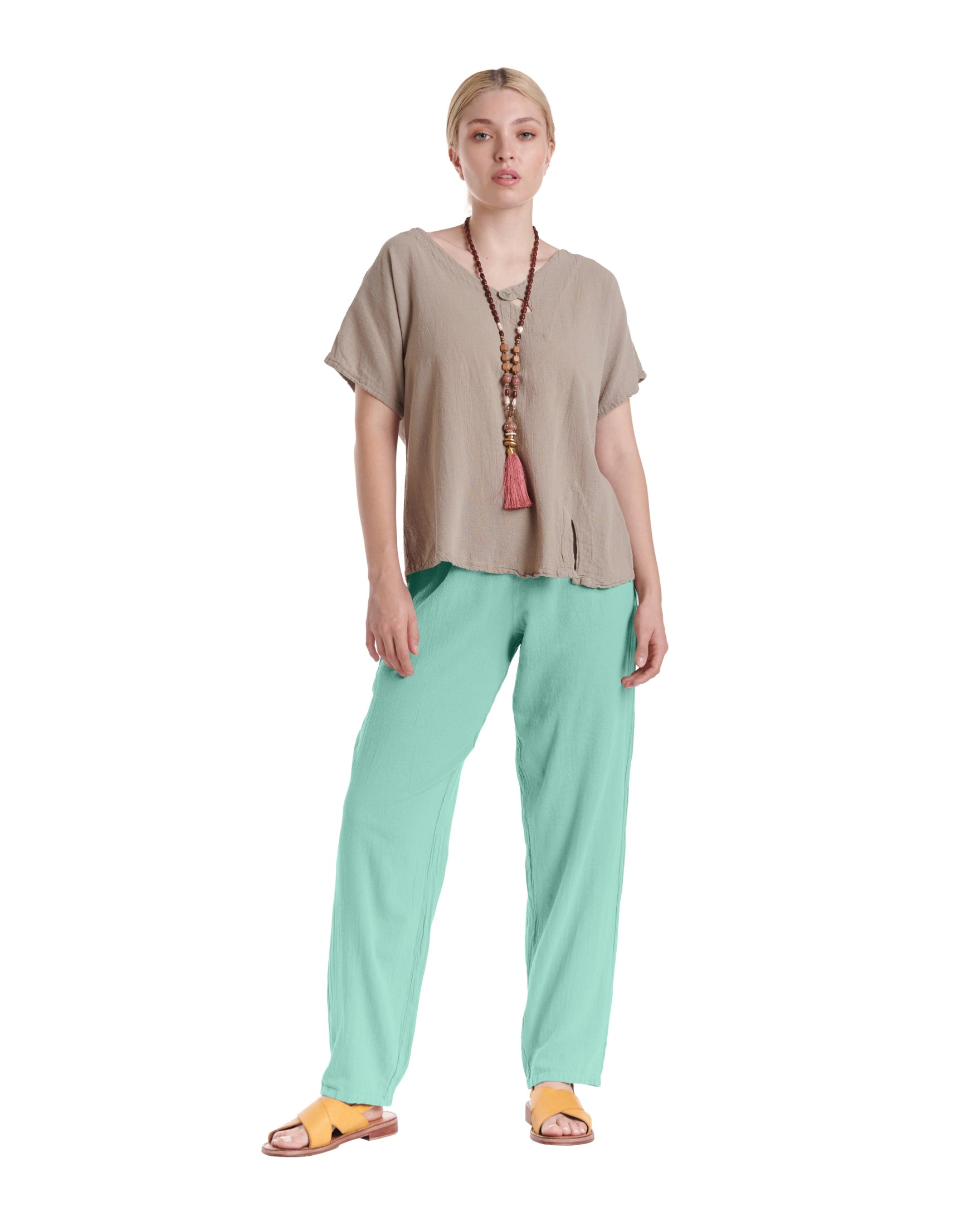Dolphin Cotton Gauze Pants-Oh My Gauze